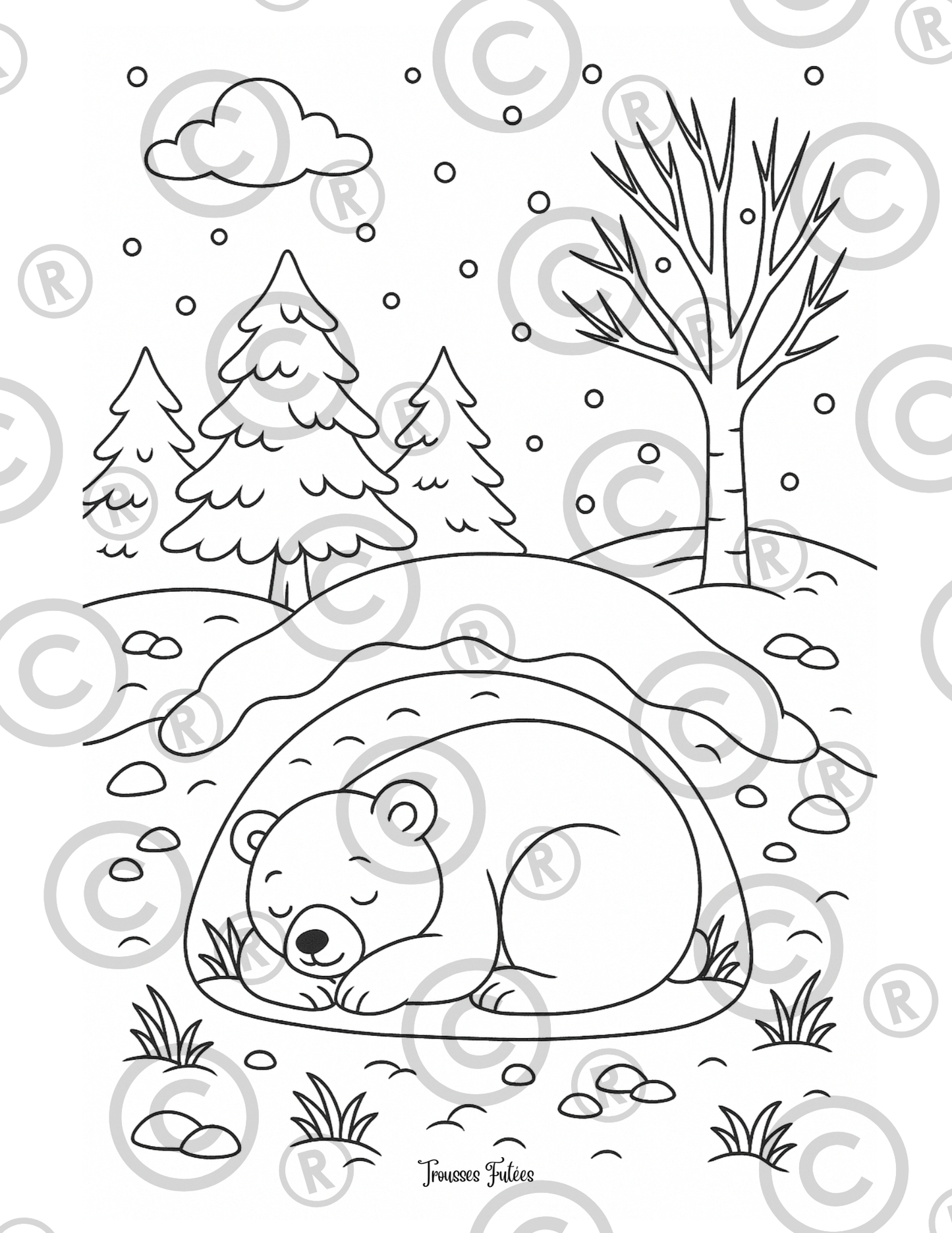 Trousse éducative La Forêt en Hiver PDF - Activités imprimables 1-6 ans