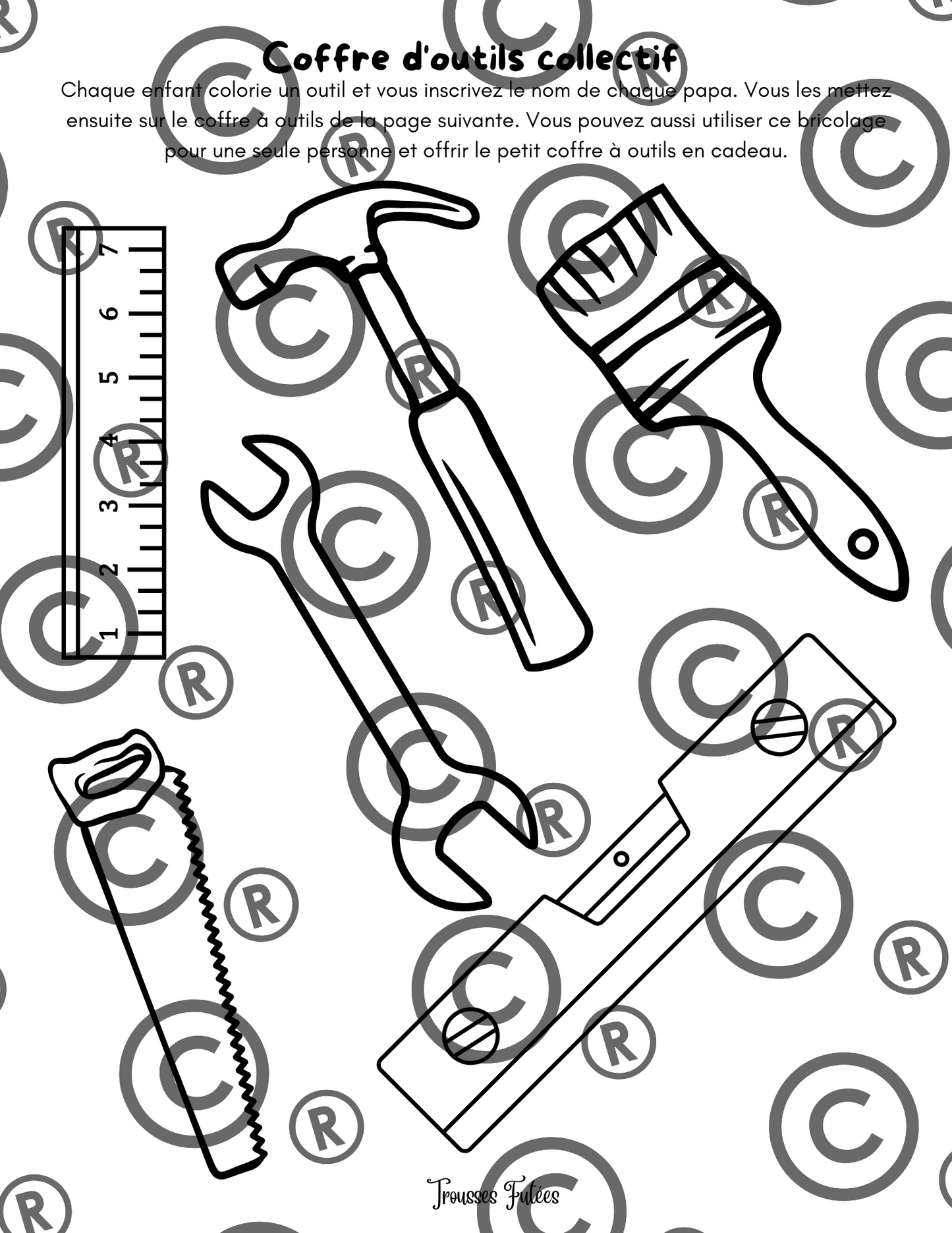 Mini-trousse de la fête des Pères - 20 pages