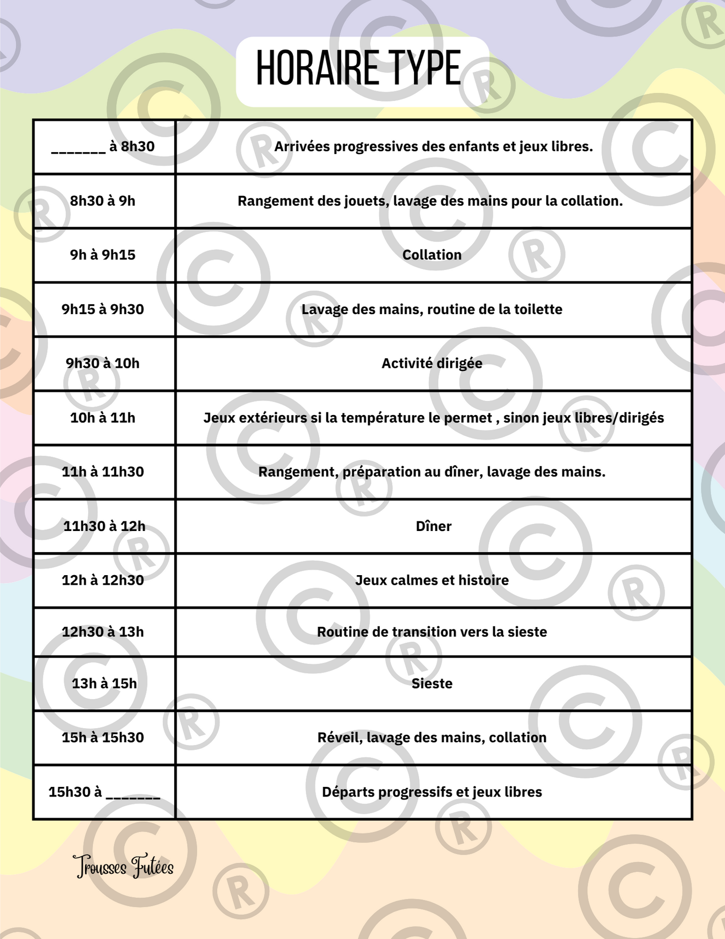 La trousse de la rentrée (pour l'éducatrice) - 76 pages