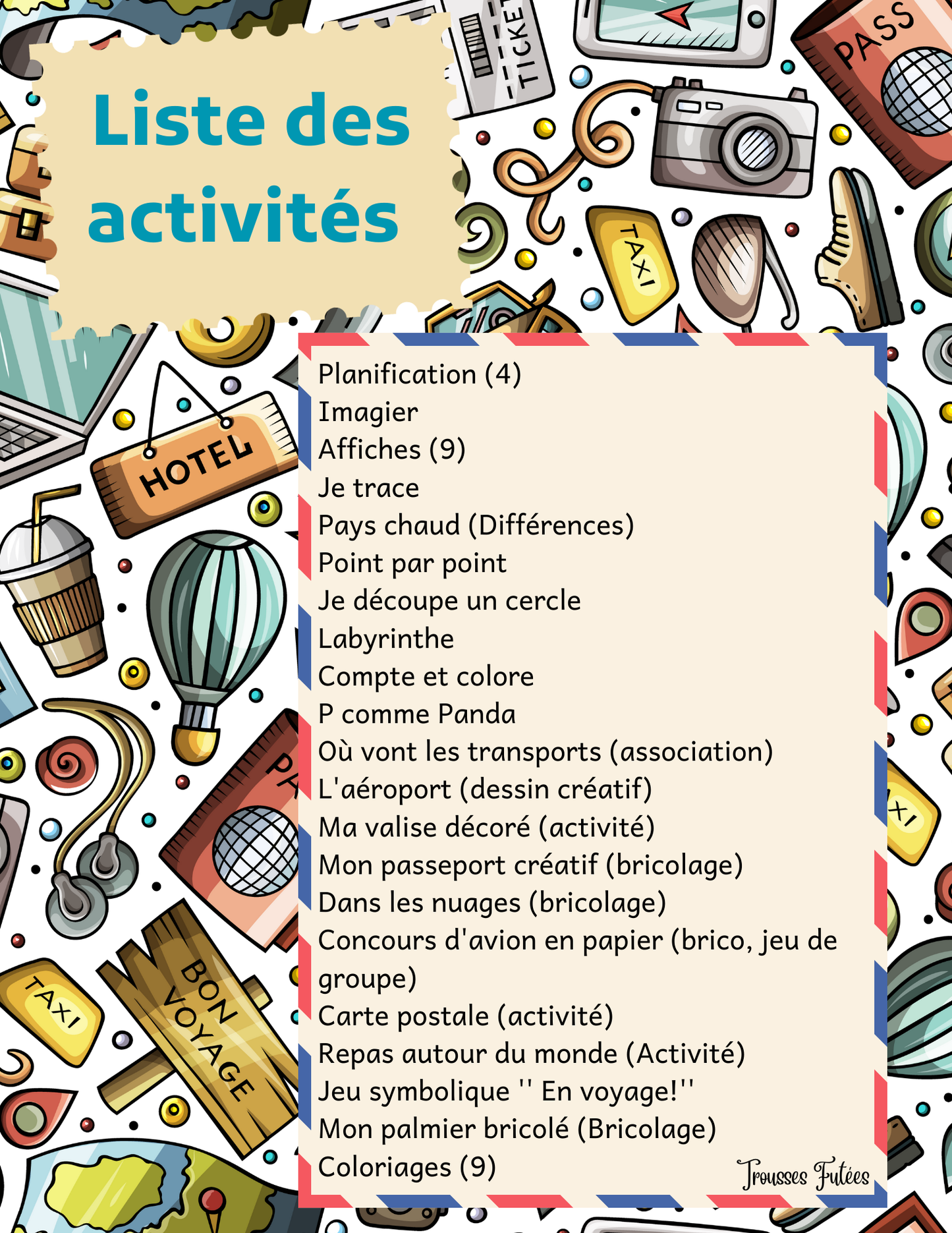 Les voyages - 55 pages