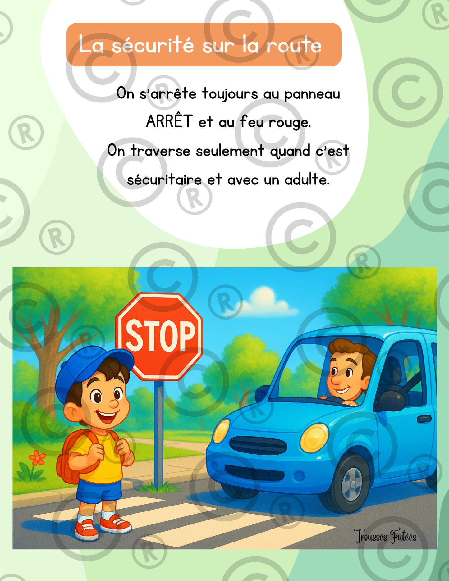 Trio Sécurité - Promotion - Trousses éducatives pour la petite enfance