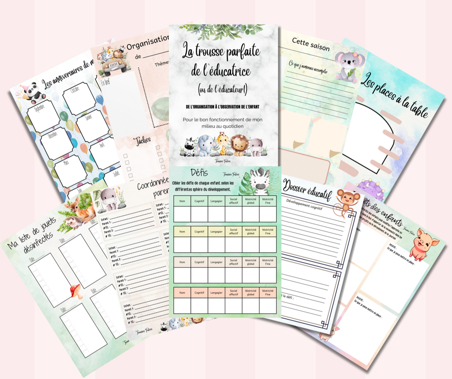 La trousse PARFAITE de l'éducatrice! - 48 pages