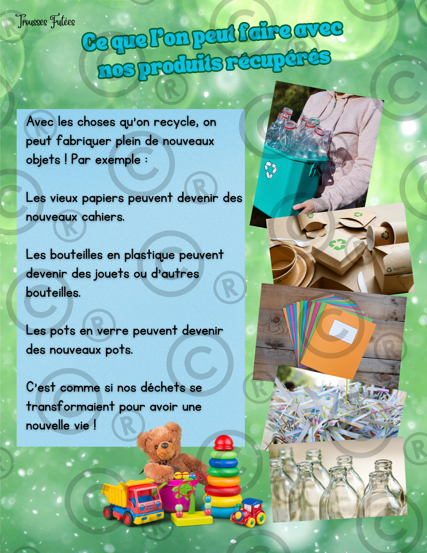 Je recycle - 30 pages