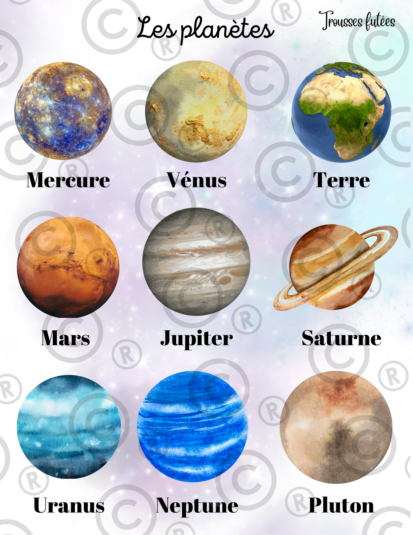 L'espace - 40 pages