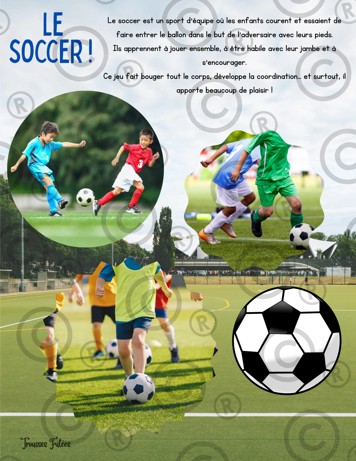 Les sports d'été - 40 pages
