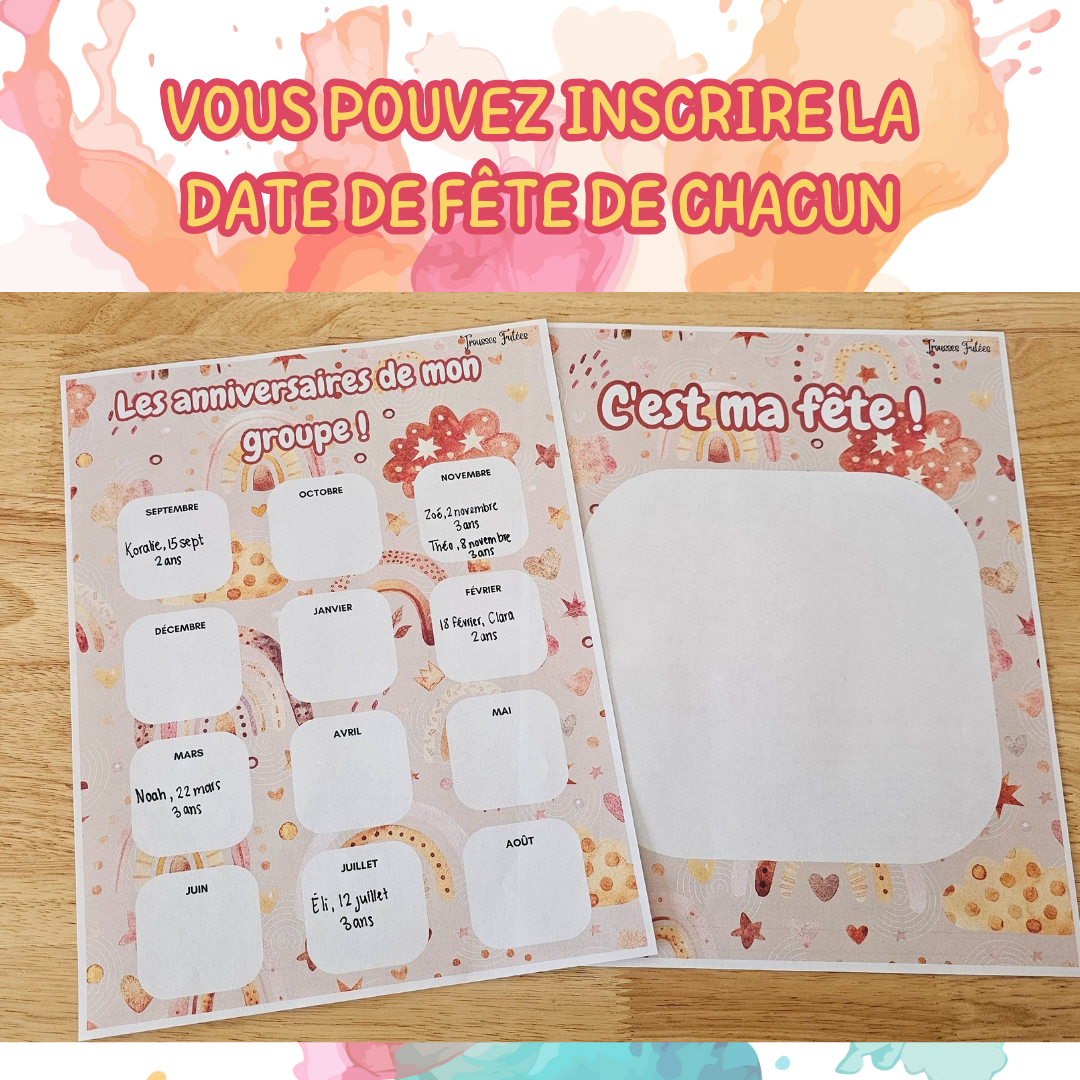 Affiches gratuites - Les anniversaires