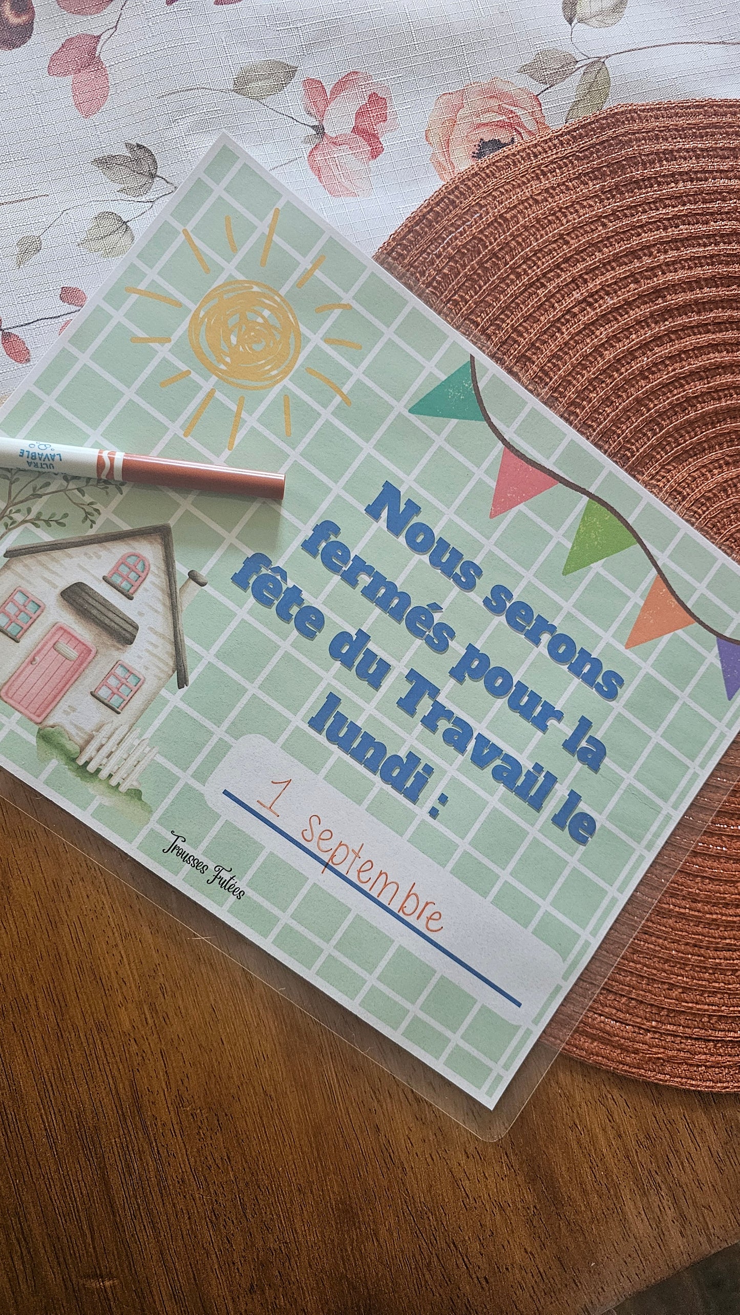 Affiche gratuite - Fête du travail