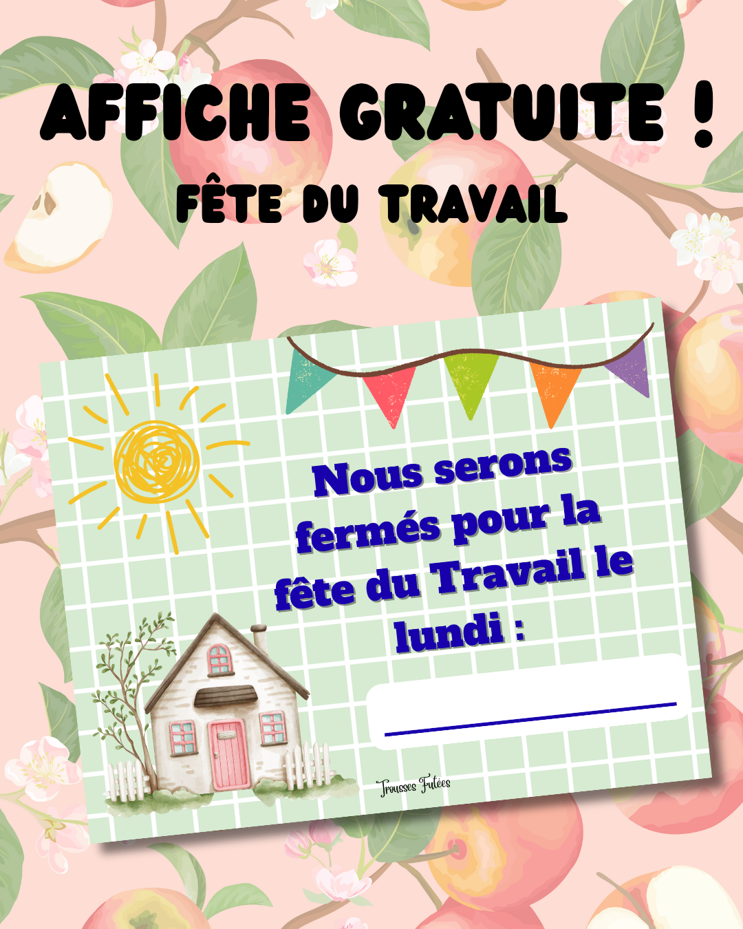 Affiche gratuite - Fête du travail