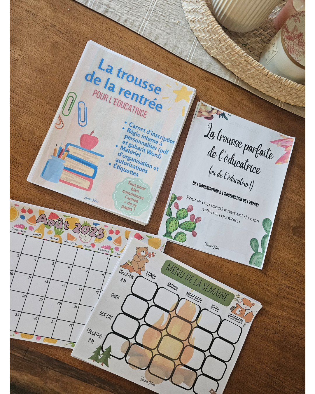 le TRIO de la RENTRÉE