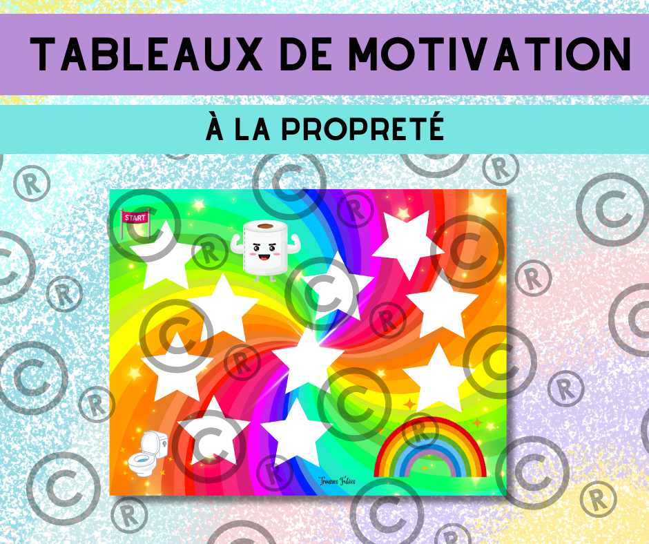 Tableaux de motivation - la propreté