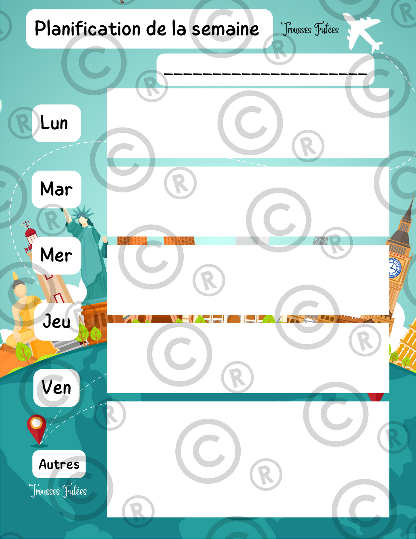 Les voyages - 55 pages