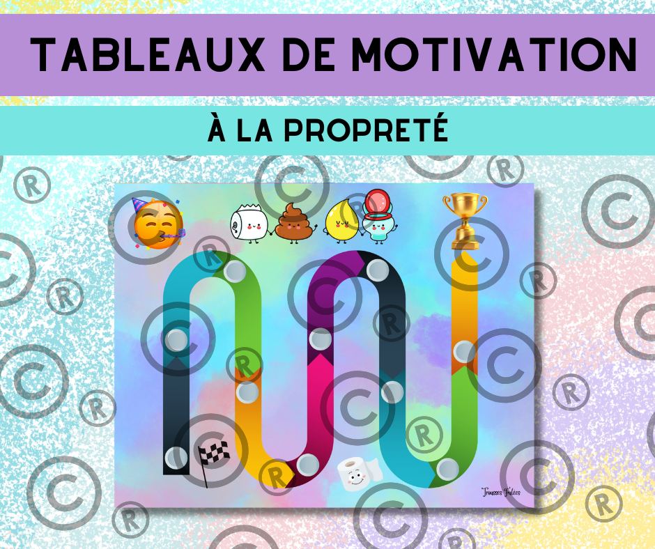 Tableaux de motivation - la propreté