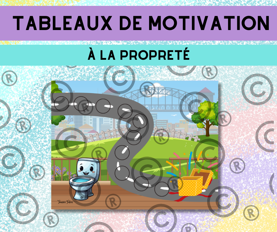 Tableaux de motivation - la propreté