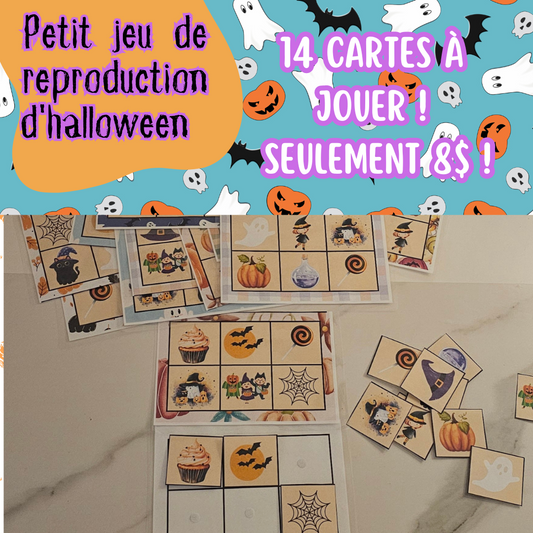 Jeu de reproduction - Halloween