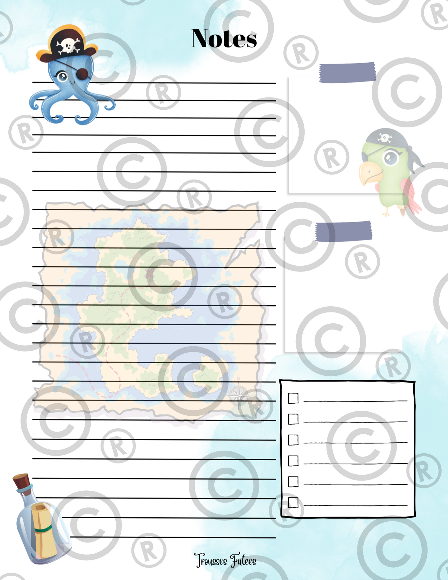 Les pirates - 45 pages