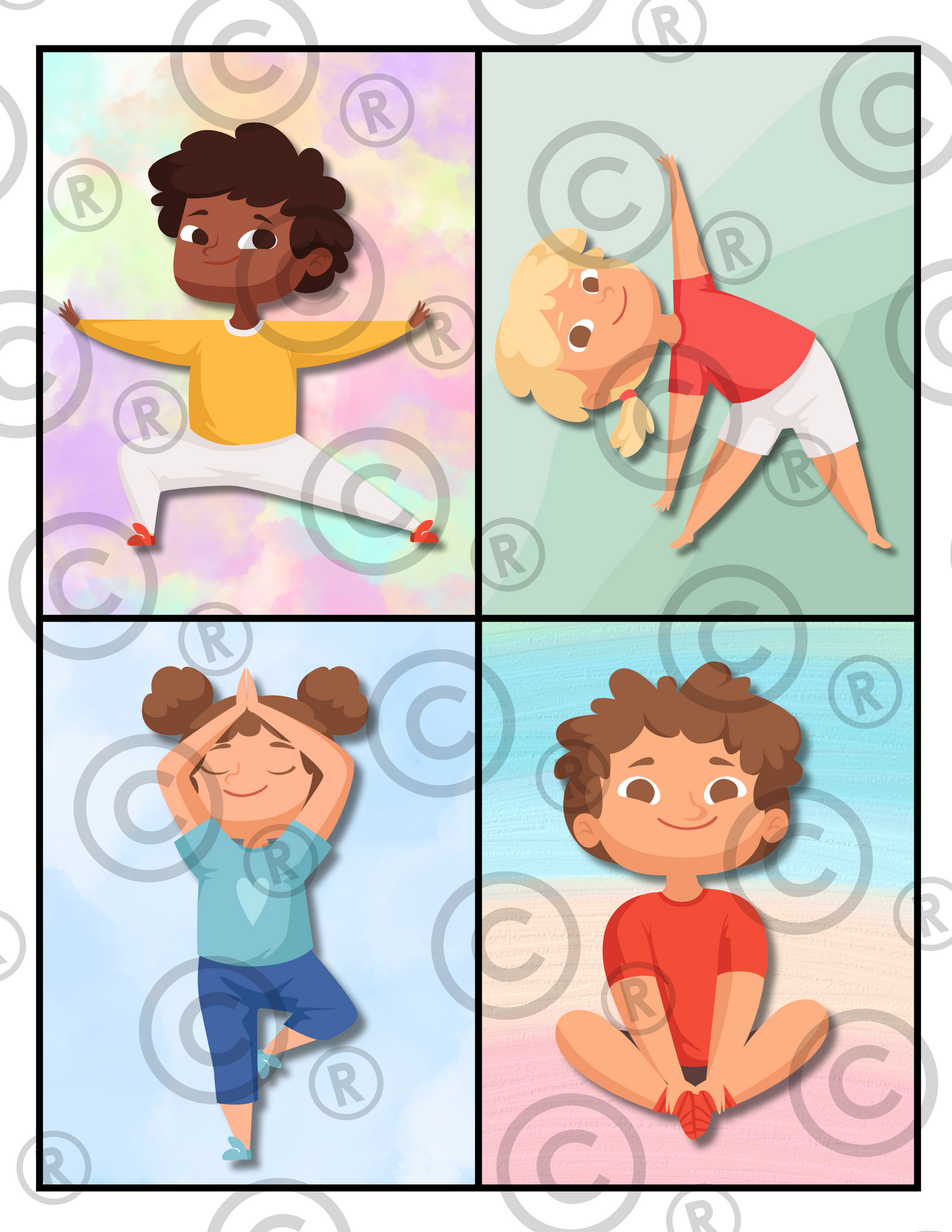 20 positions de yoga pour les enfants