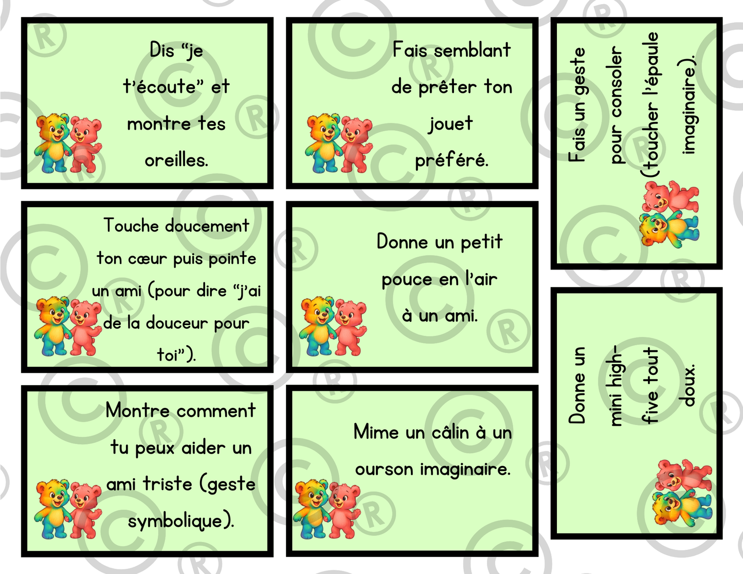 Jeu de table à imprimer PDF - Le jeu du Royaume des Nuages - Préscolaire/maternelle
