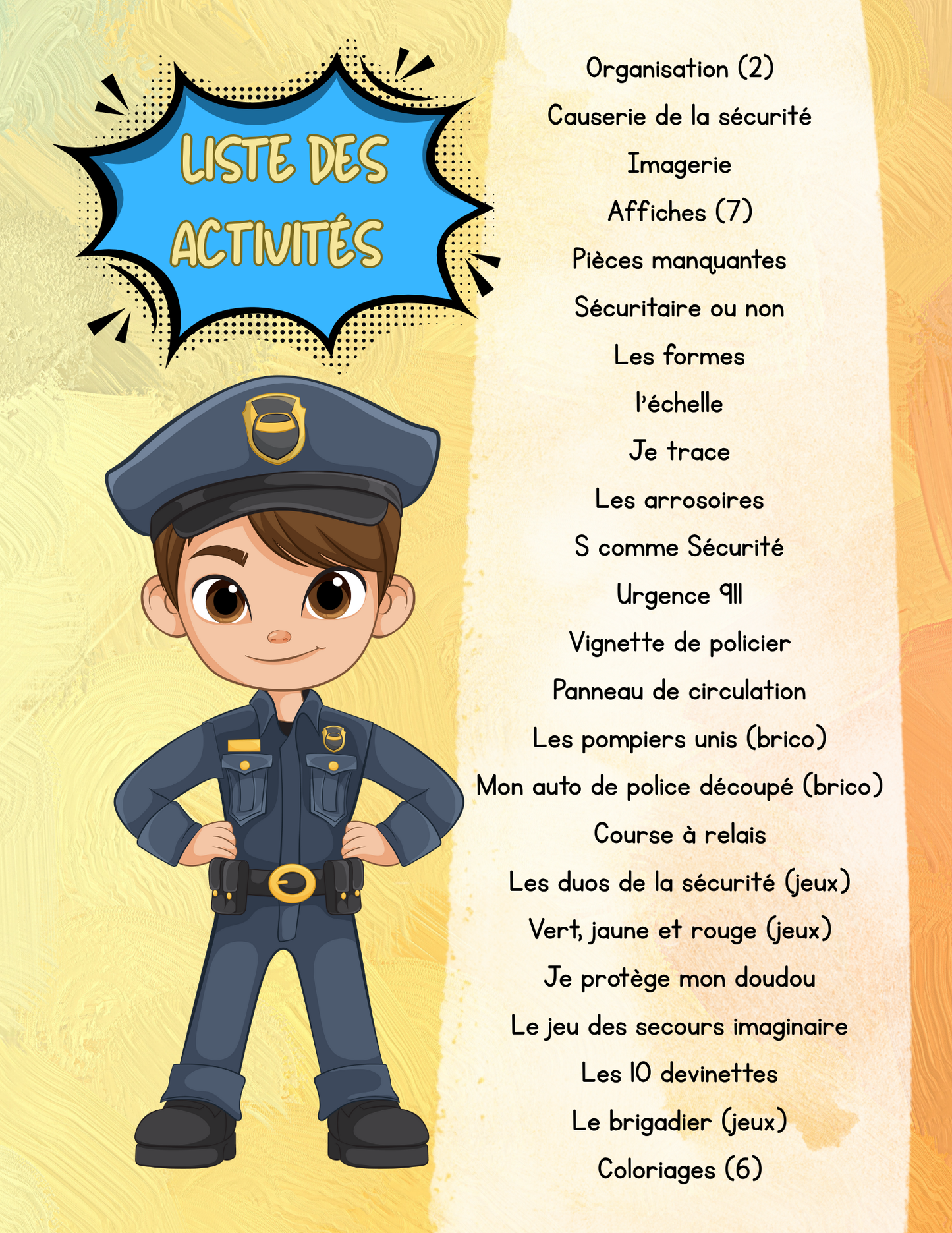 La sécurité - 45 pages