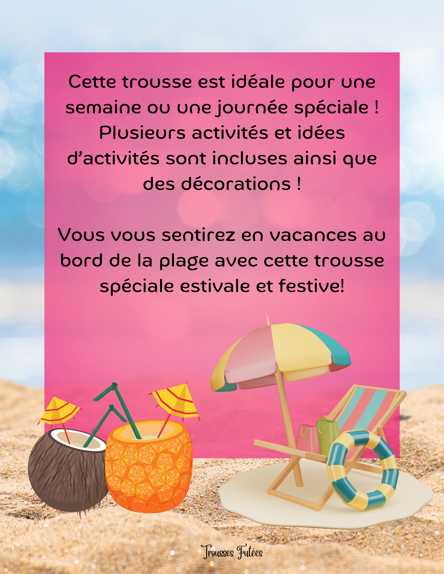 La trousse du party de plage - 54 pages