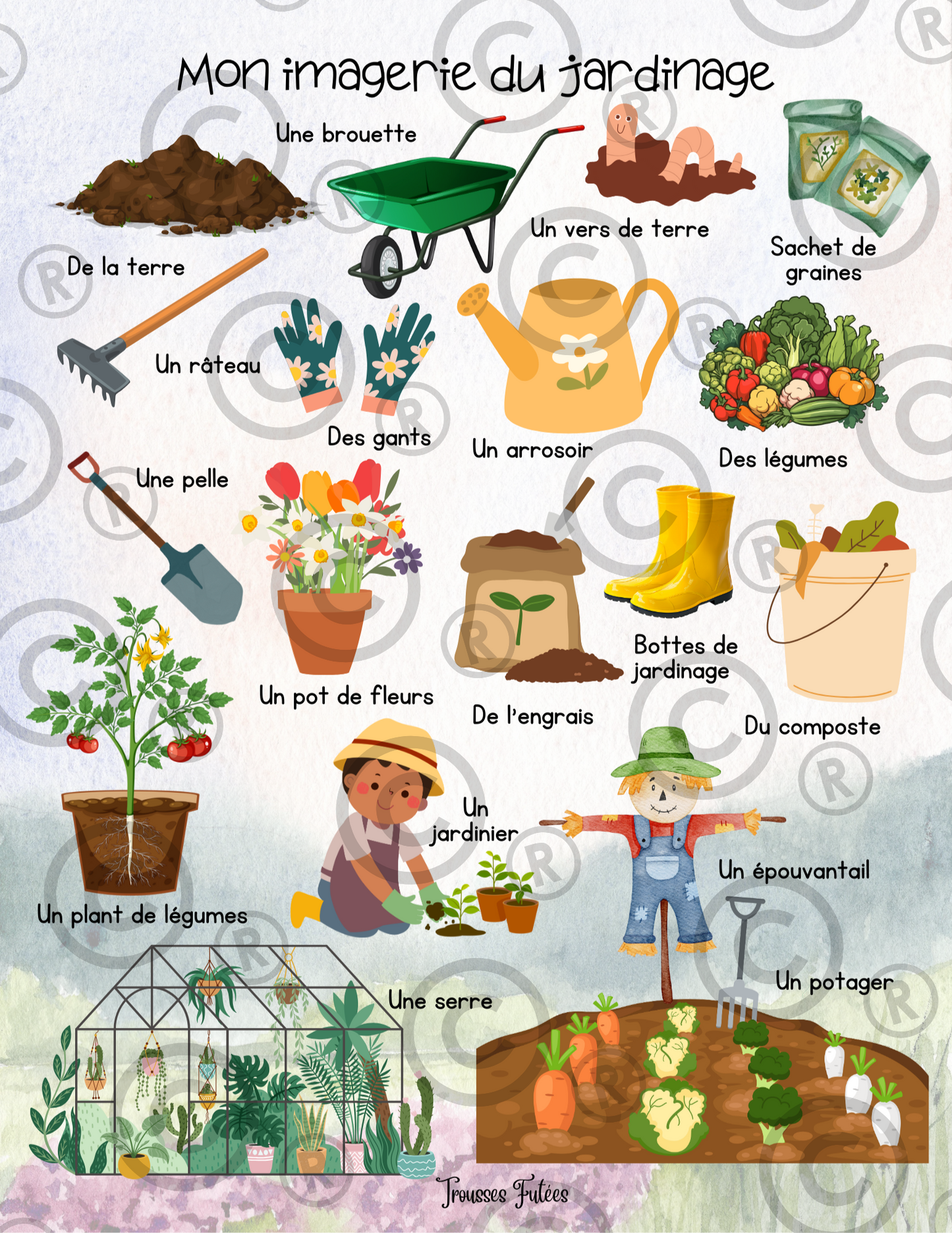 Le jardinage - 52 pages