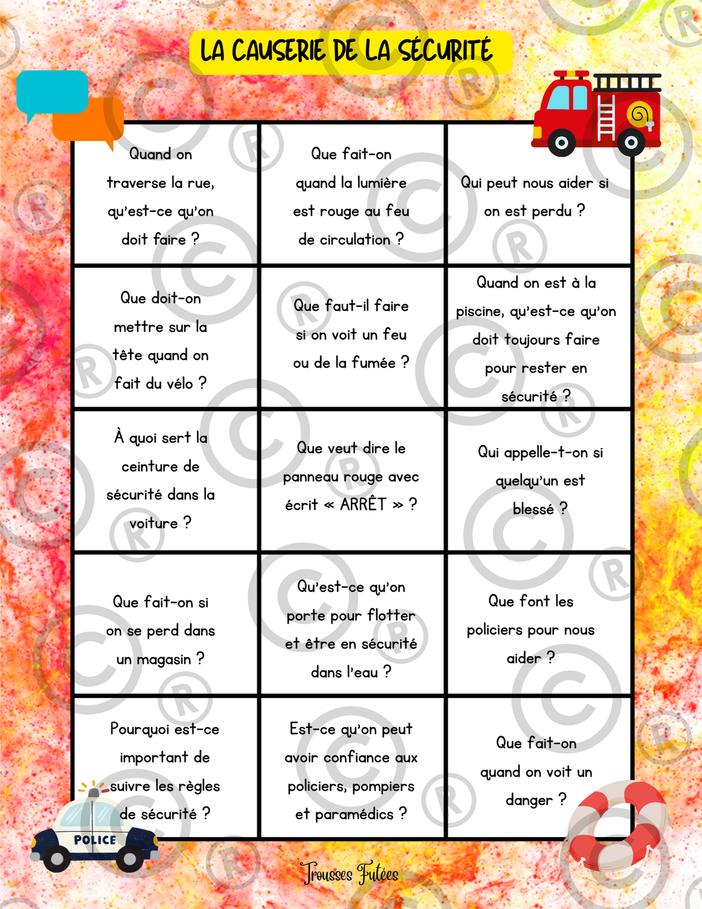 La sécurité - 45 pages