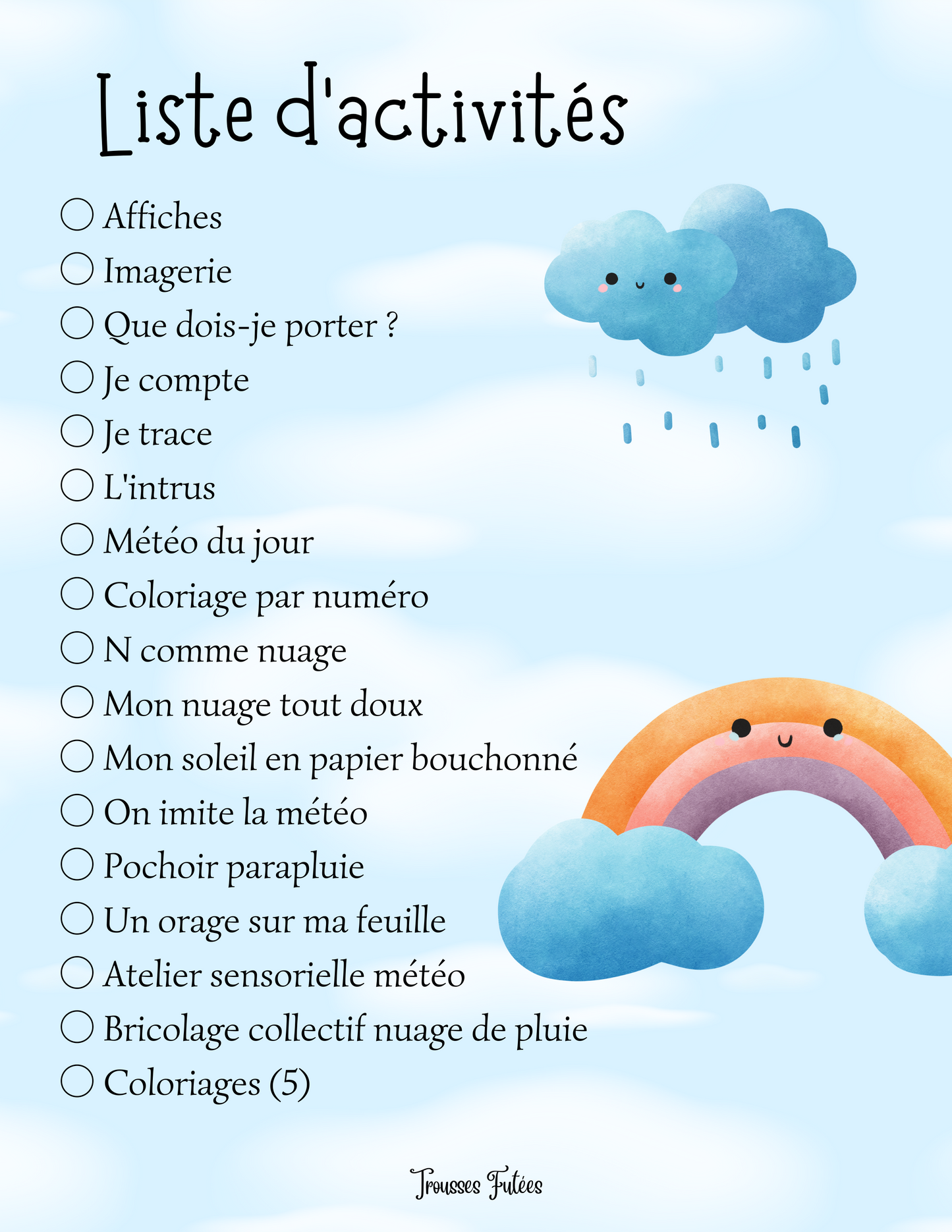 La météo - 35 pages