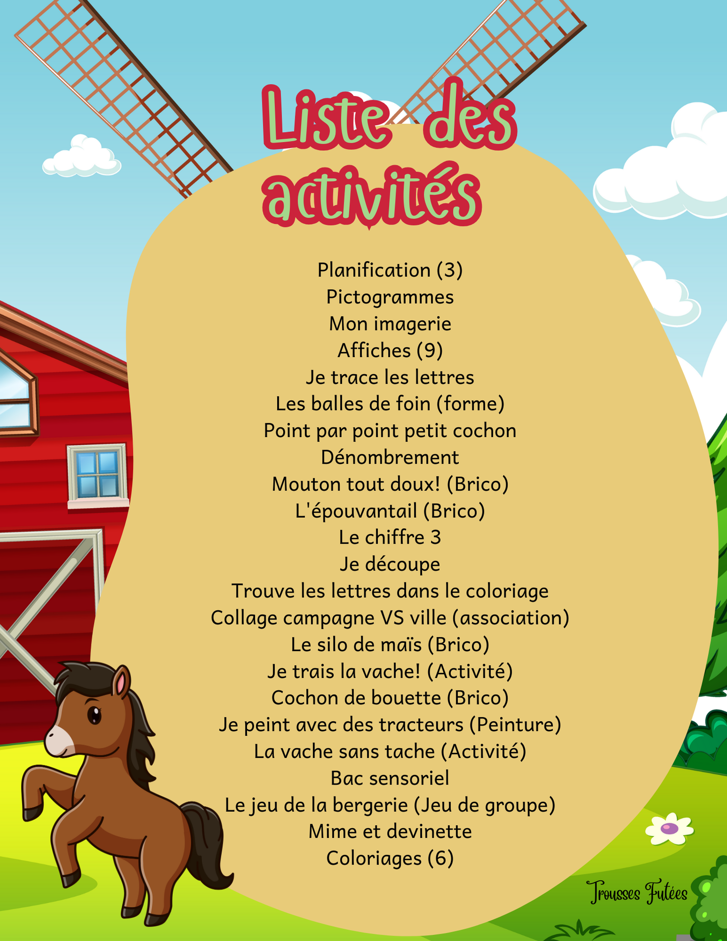 La campagne - 50 pages
