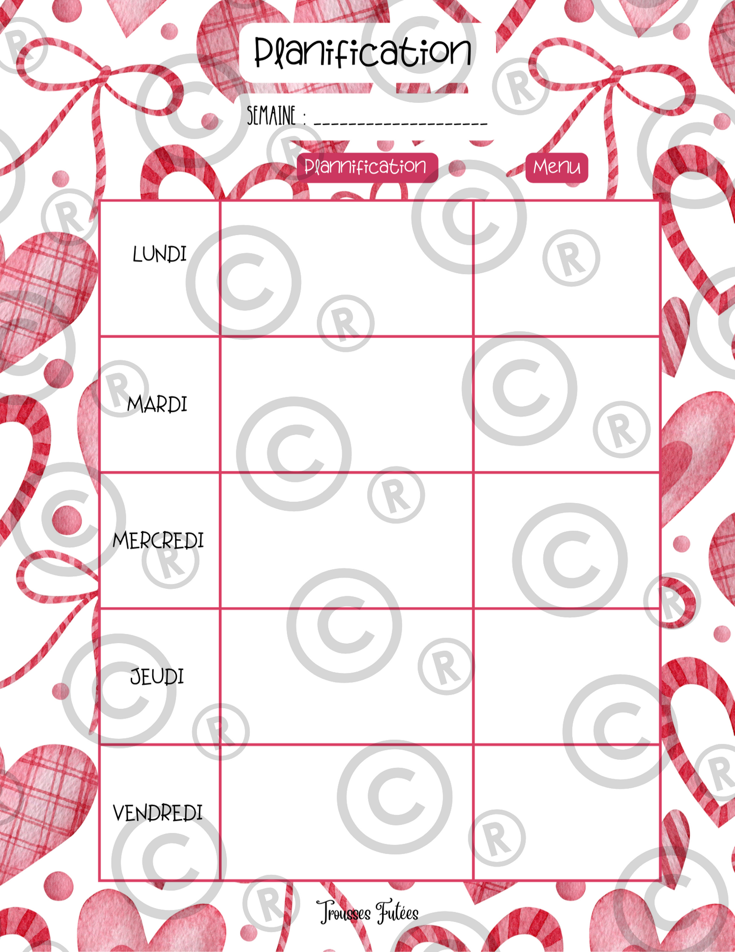 La Saint-Valentin - 60 pages