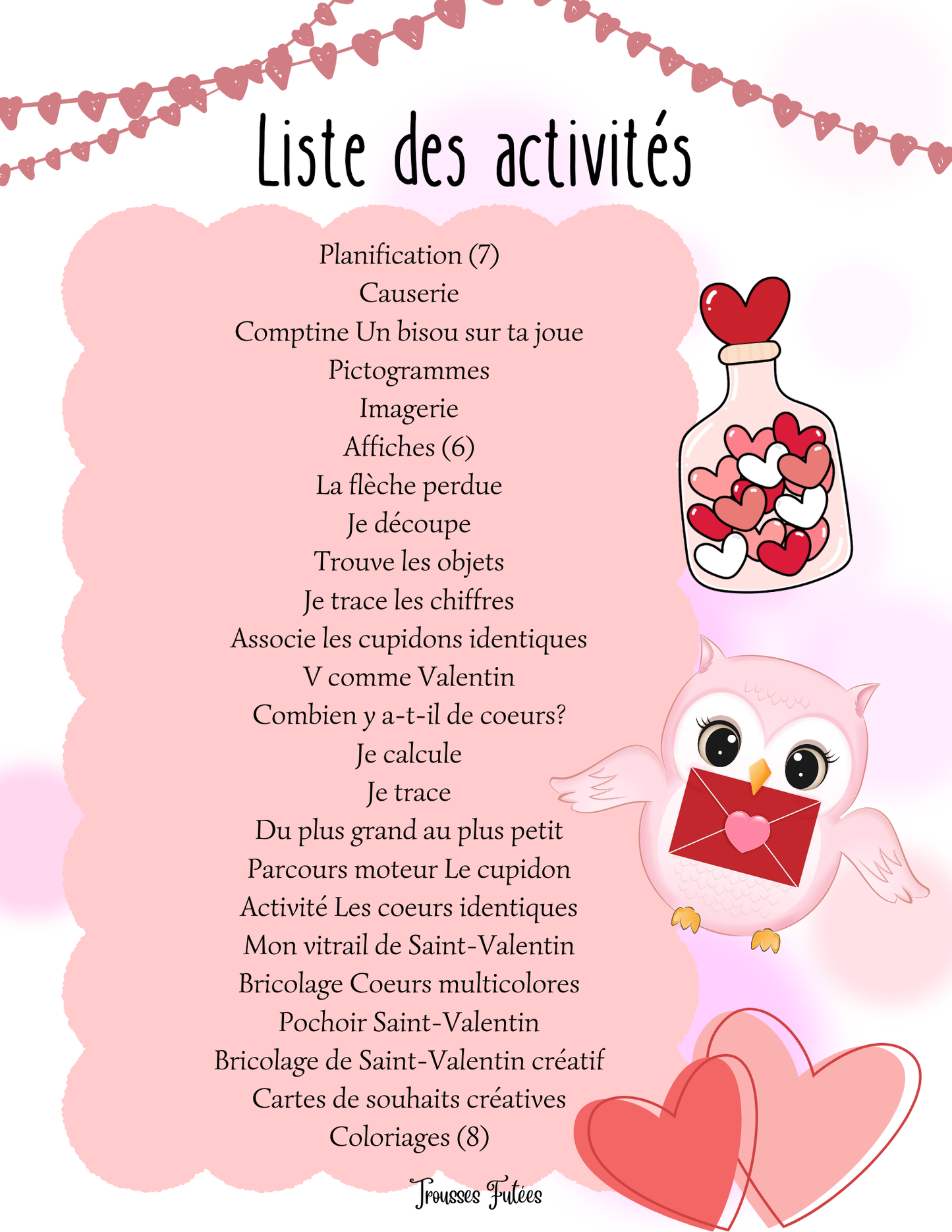La Saint-Valentin - 60 pages