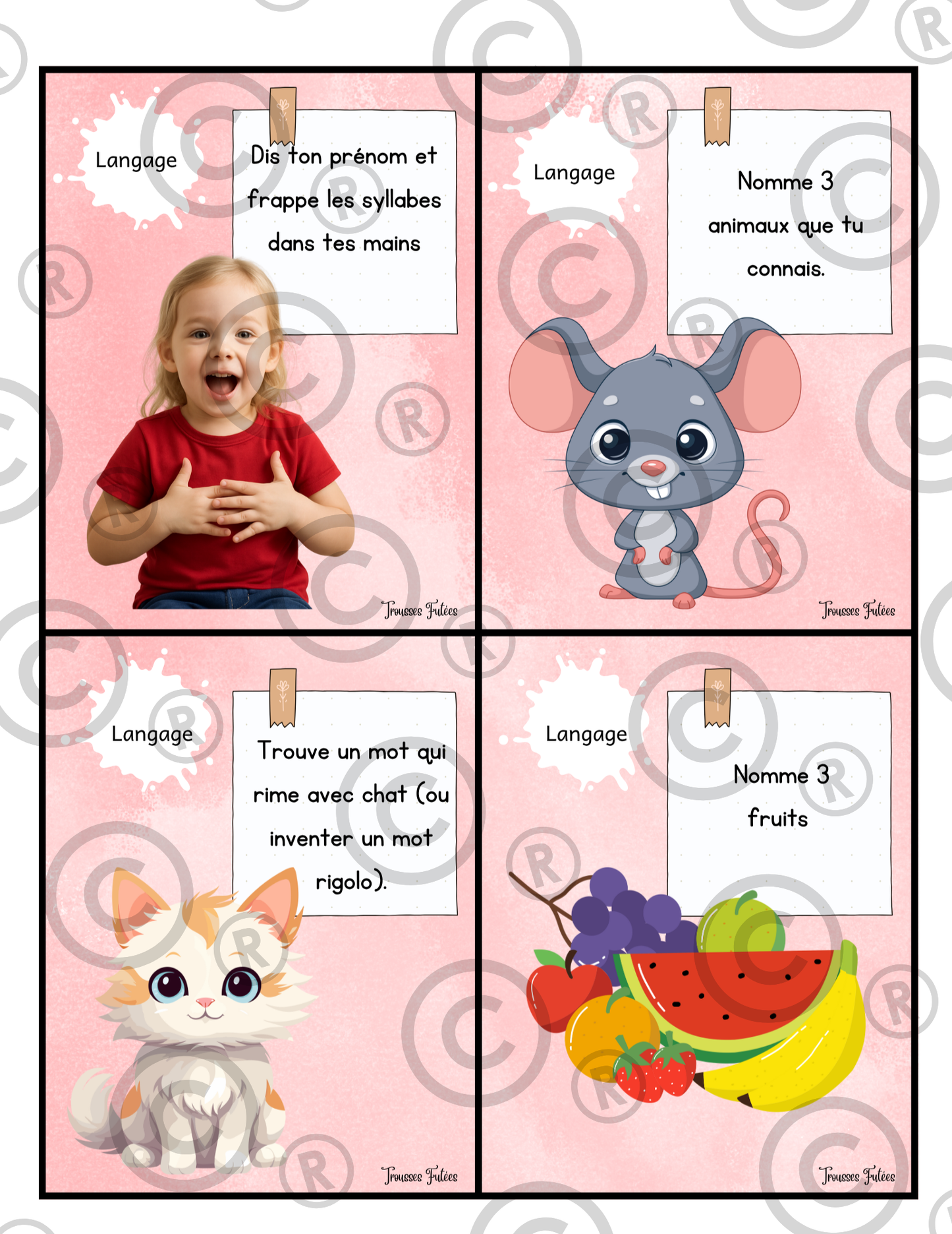 Les cartactivités - 29 pages