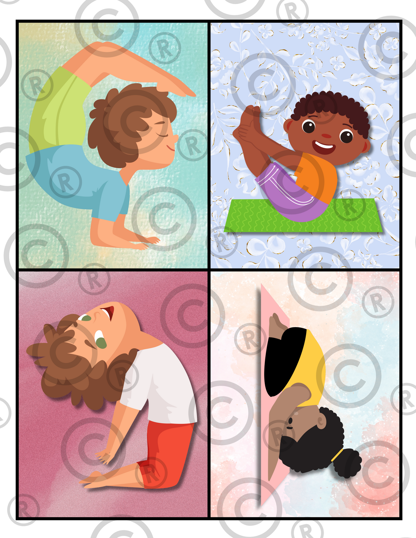 20 positions de yoga pour les enfants