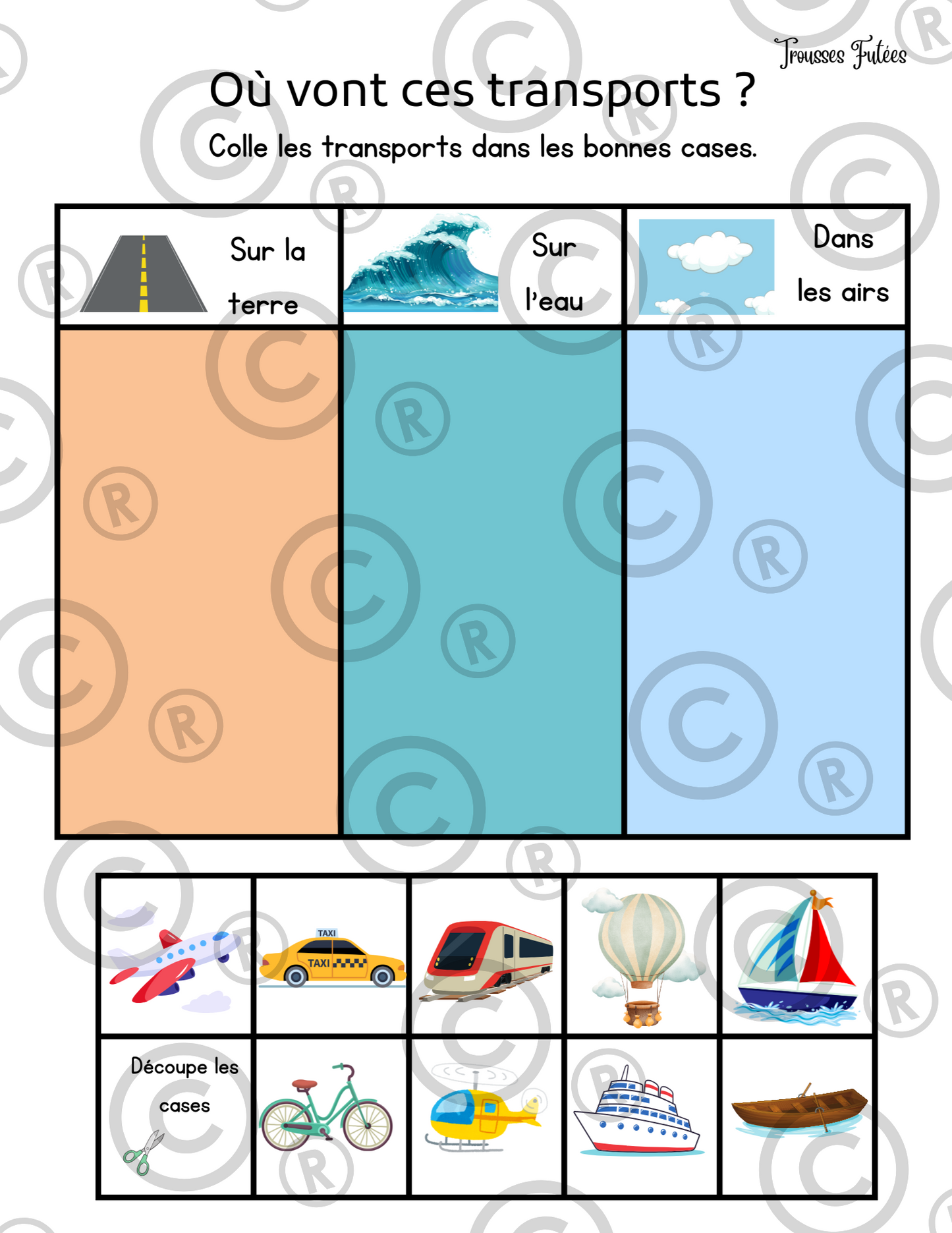 Les voyages - 55 pages