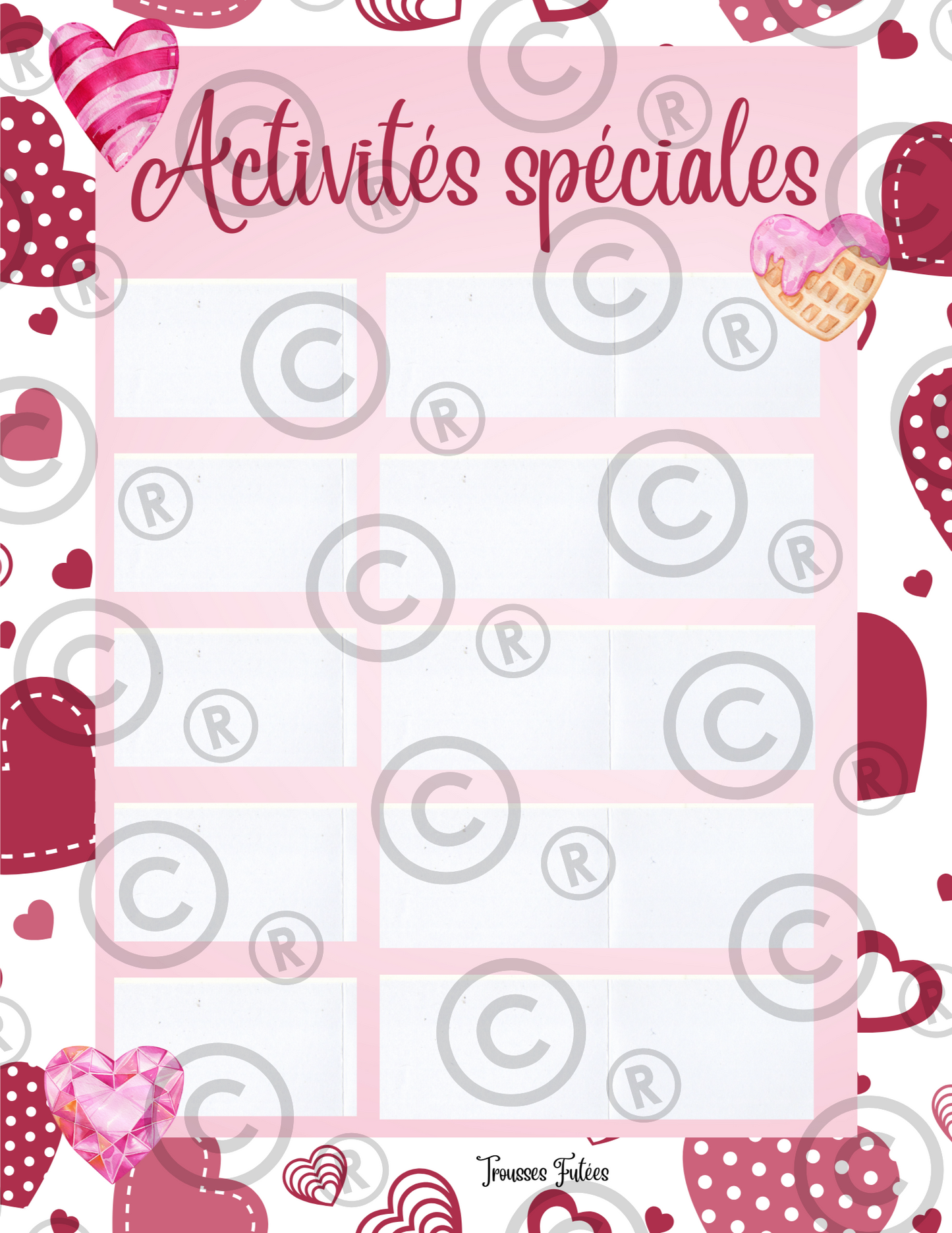 La Saint-Valentin - 60 pages
