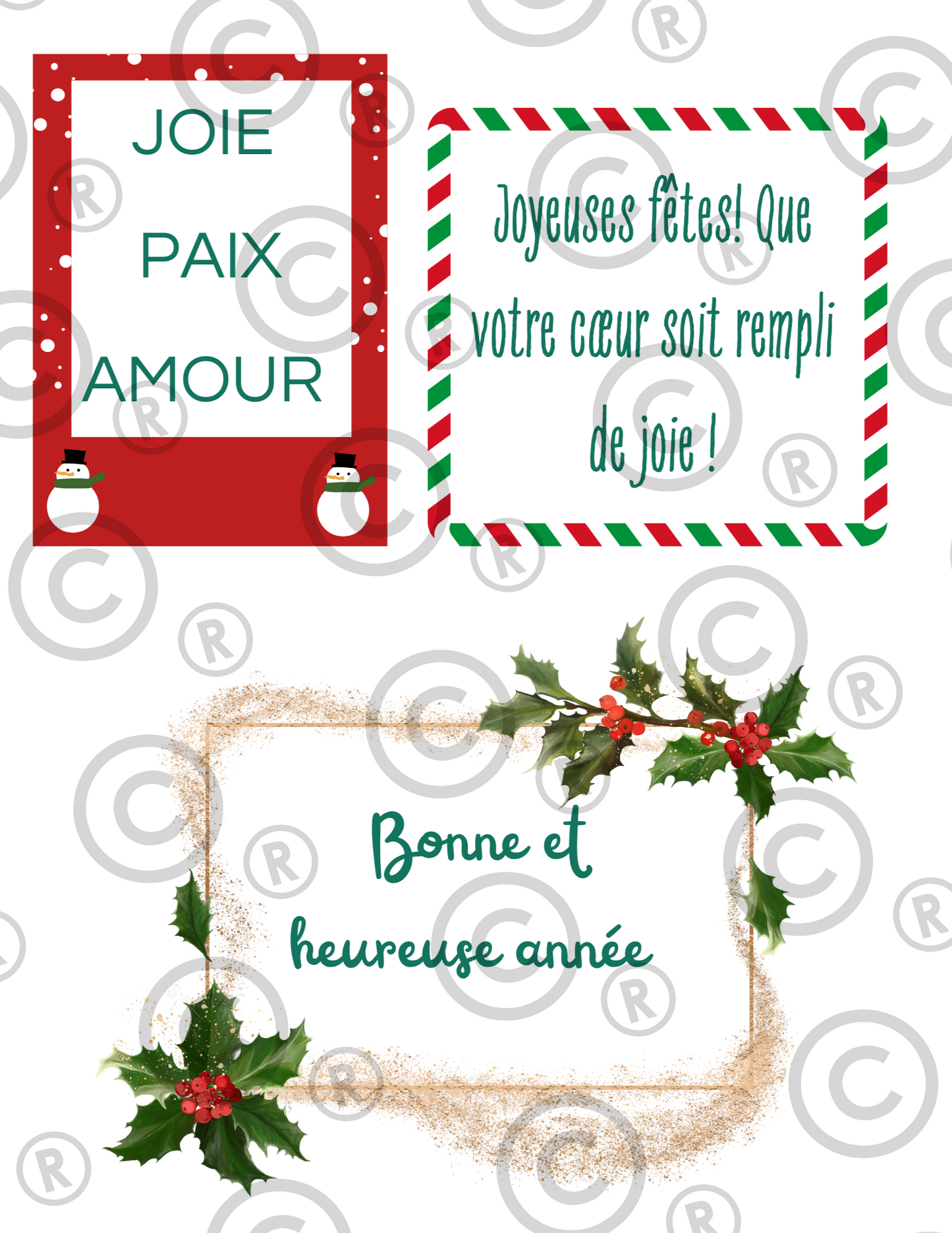 Mini trousse - L'atelier des cartes de Noël - 65 pages