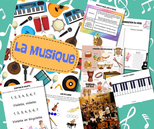 La musique - 45 pages