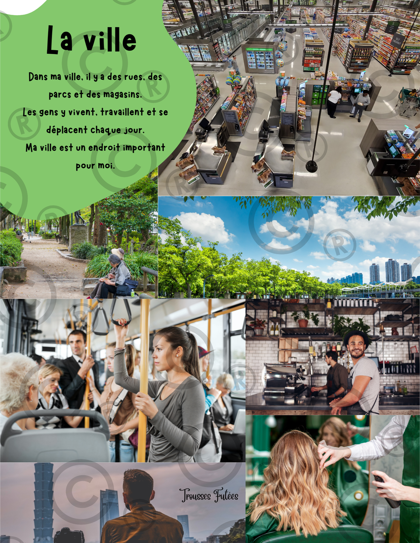 Trousse éducative La Ville PDF - Activités préscolaire/maternelle