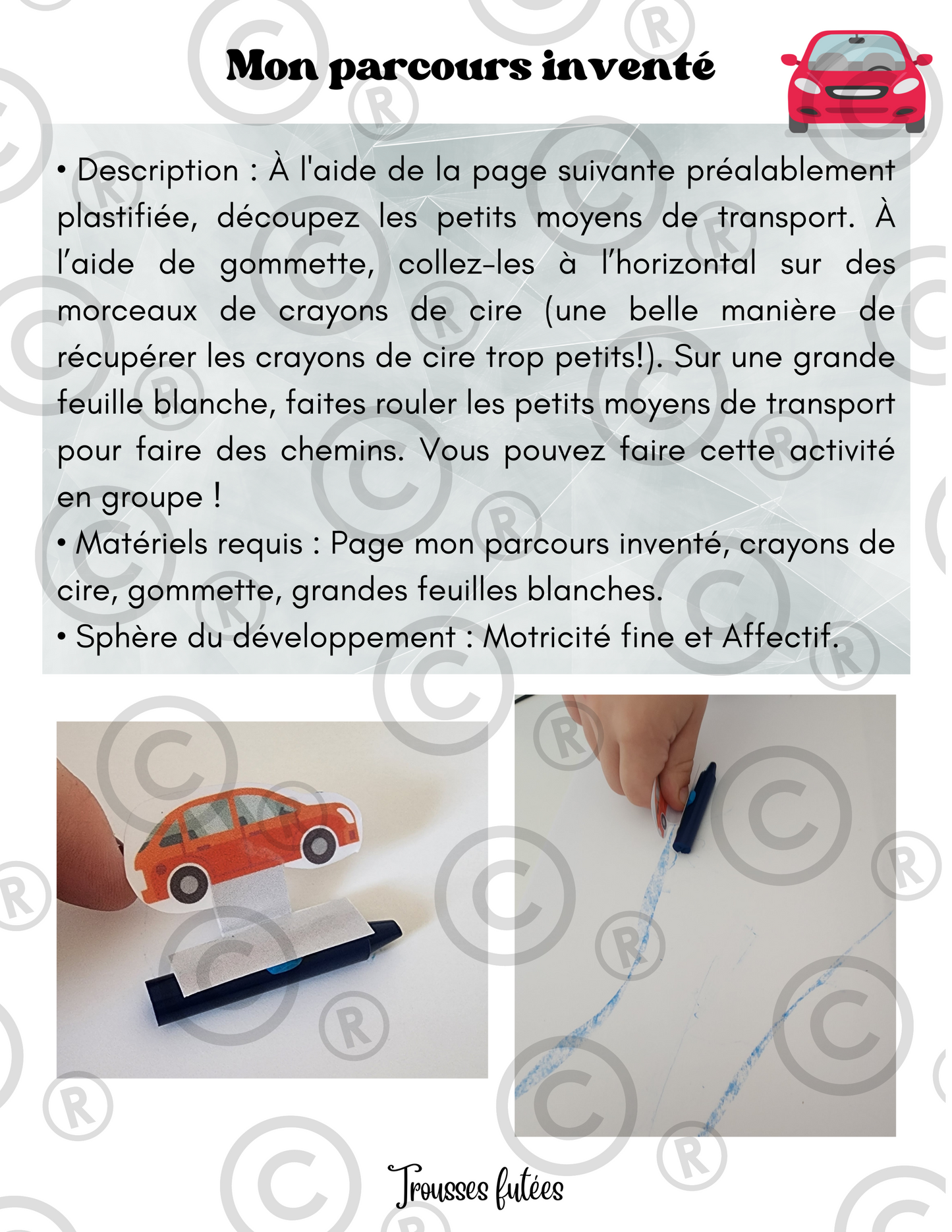 Les moyens de transport - 31 pages