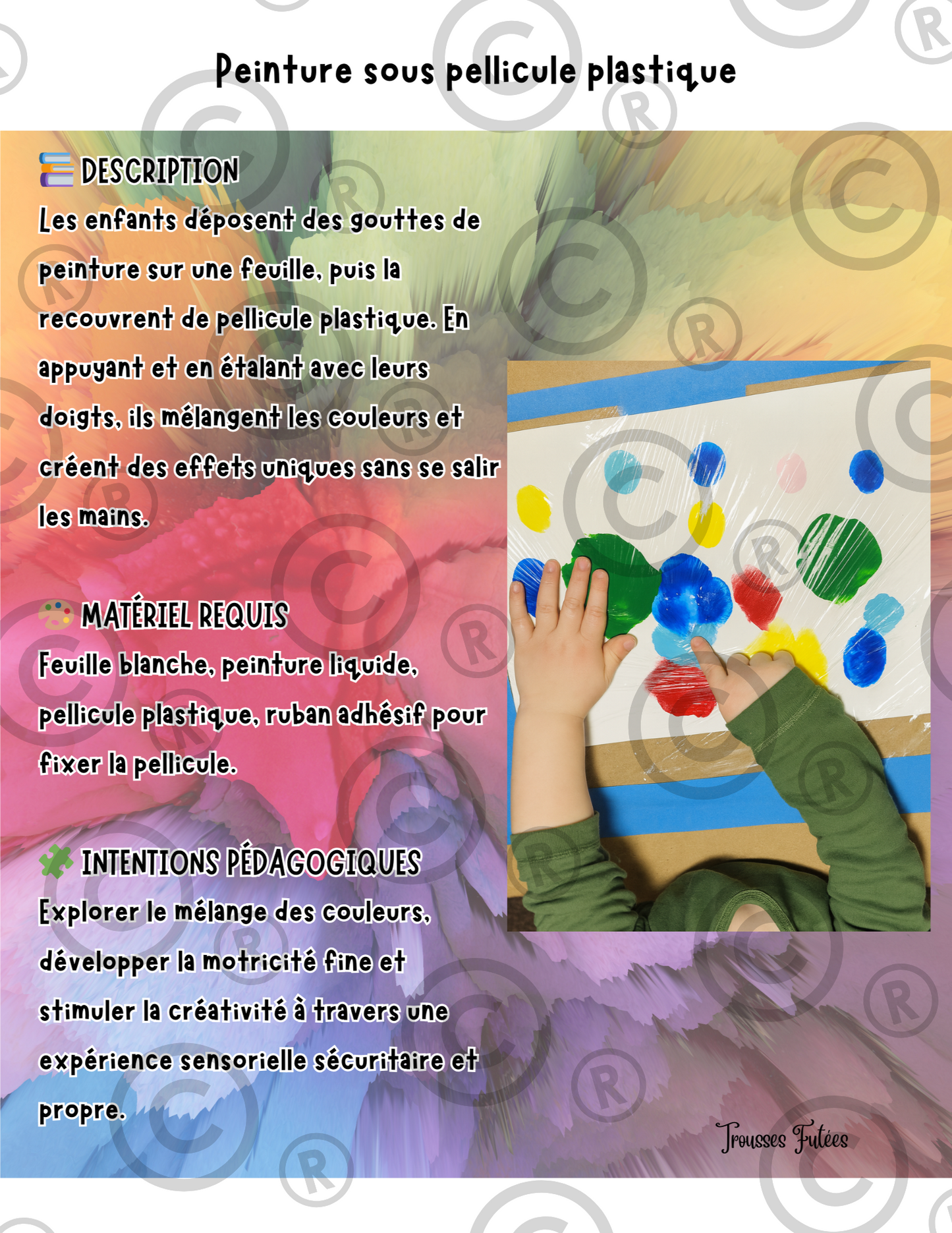 Mini trousse Je découvre la peinture - 21 pages