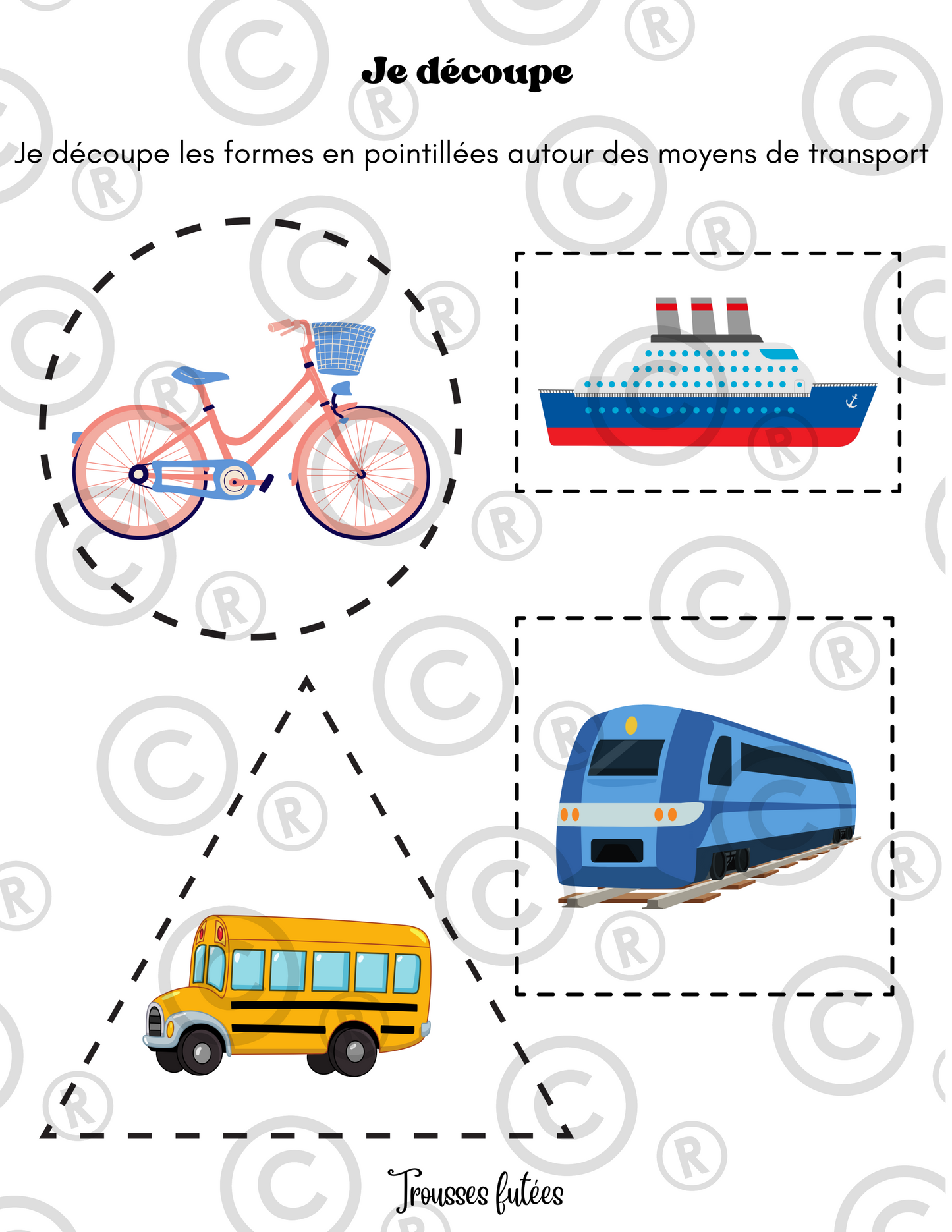 Les moyens de transport - 31 pages