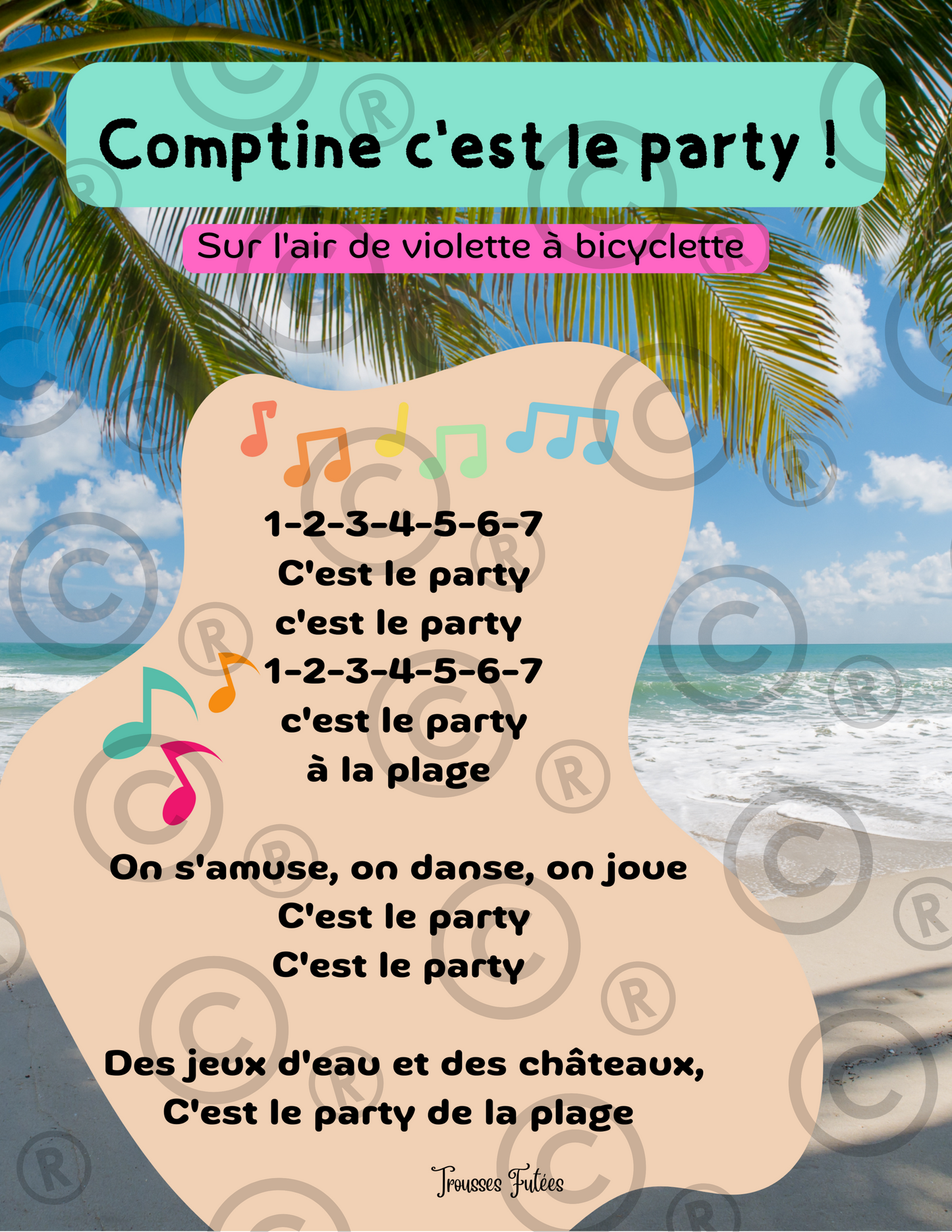 La trousse du party de plage - 54 pages