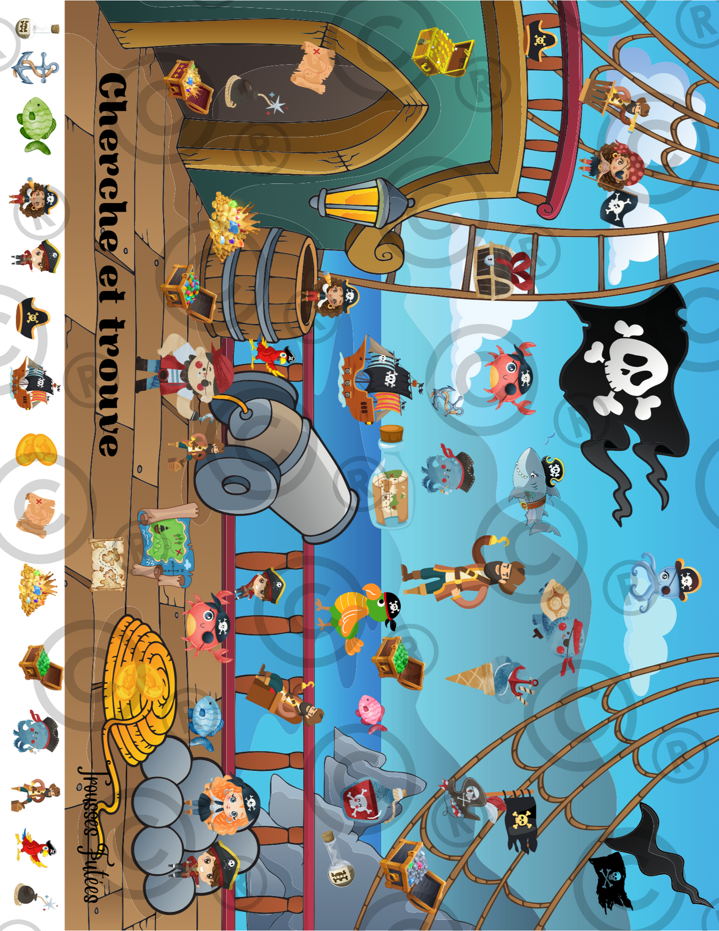 Les pirates - 45 pages