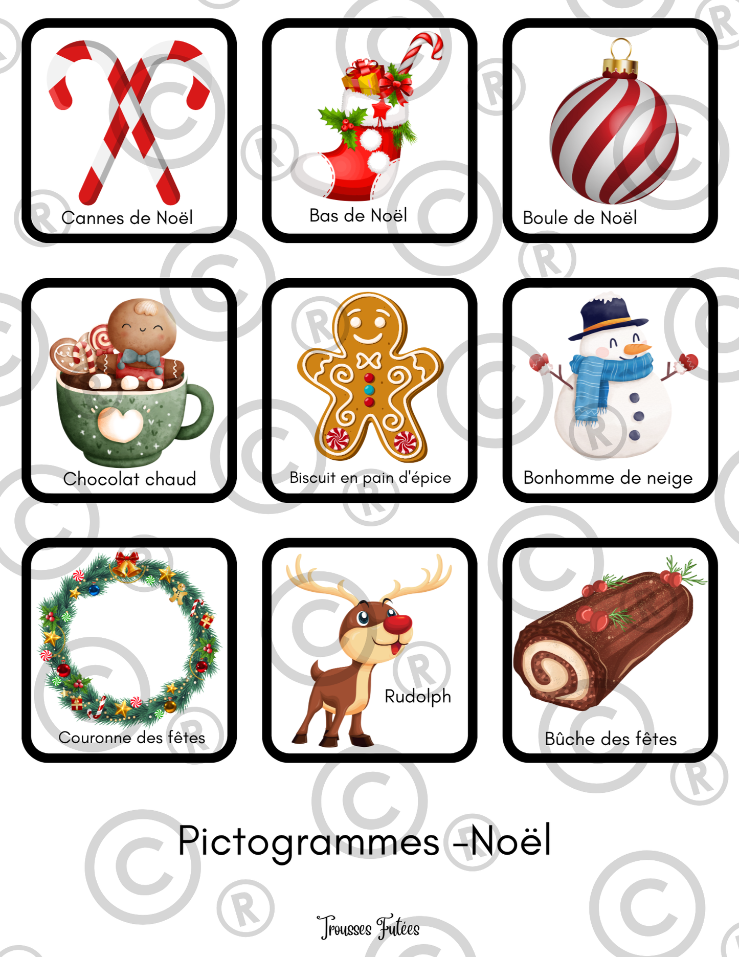 La trousse de l'avent avec Élie le pingouin