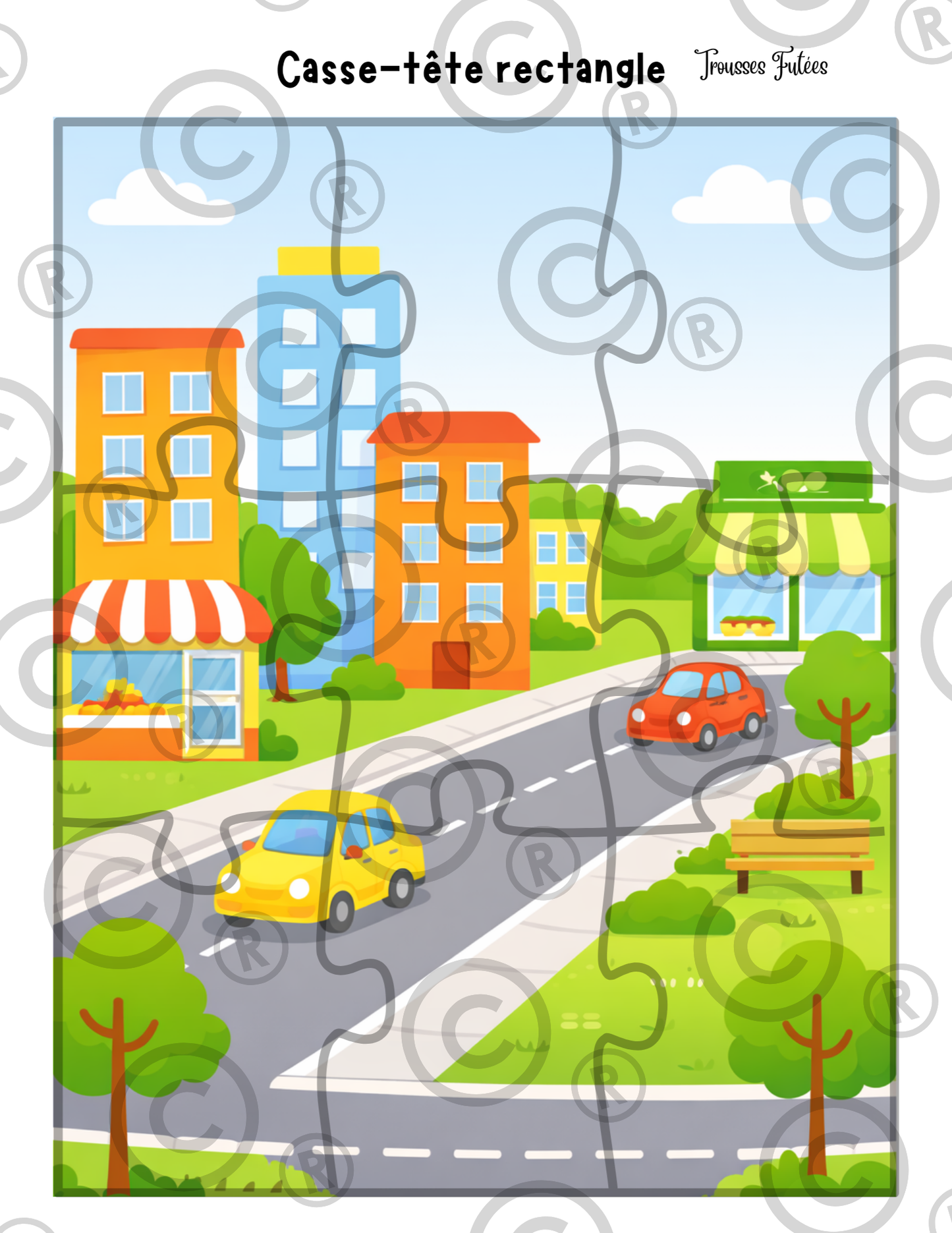 Trousse éducative La Ville PDF - Activités préscolaire/maternelle