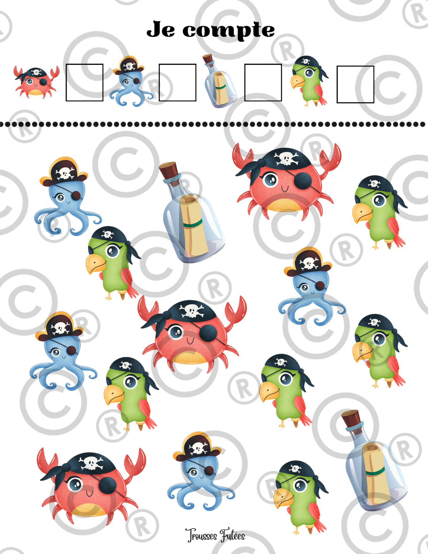 Les pirates - 45 pages