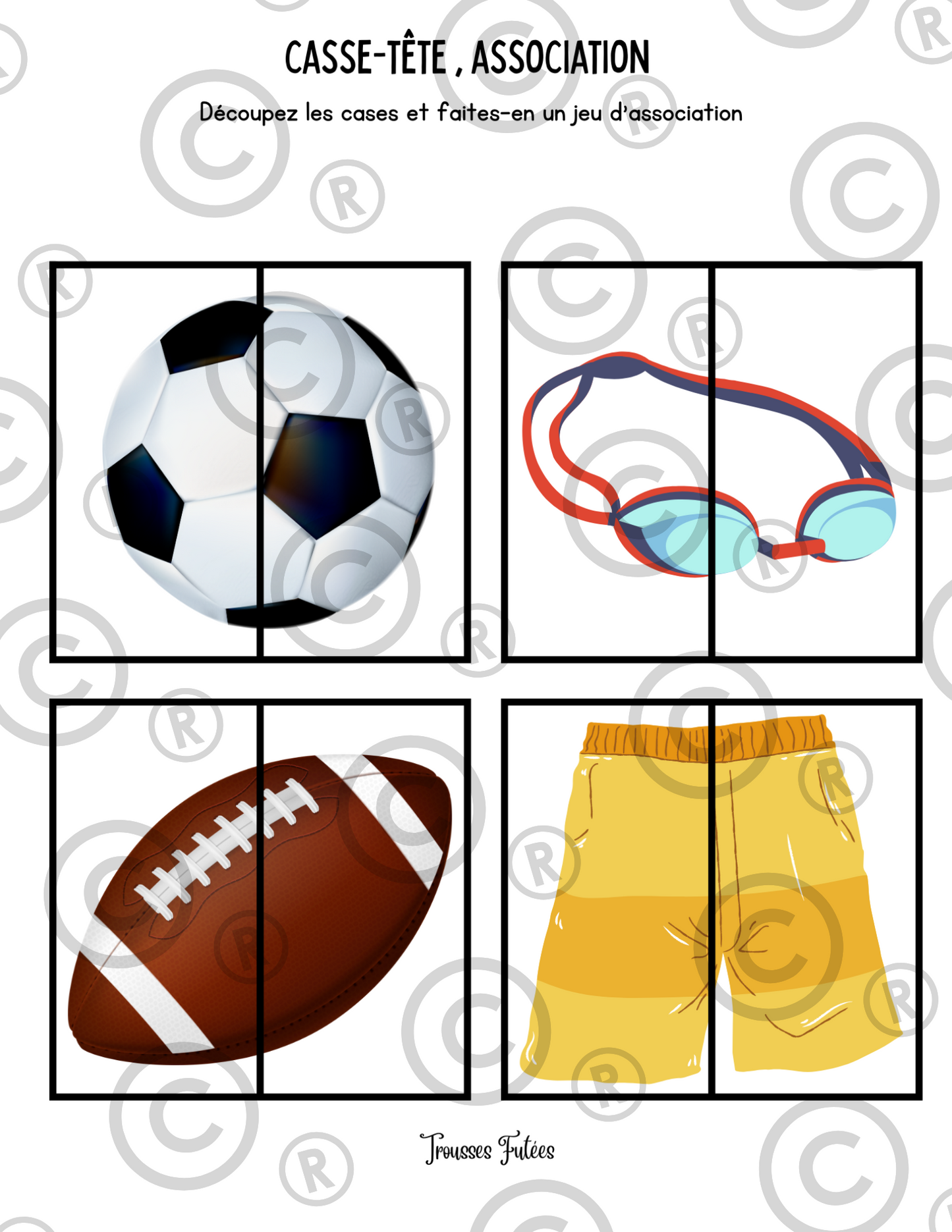 Les sports d'été - 40 pages