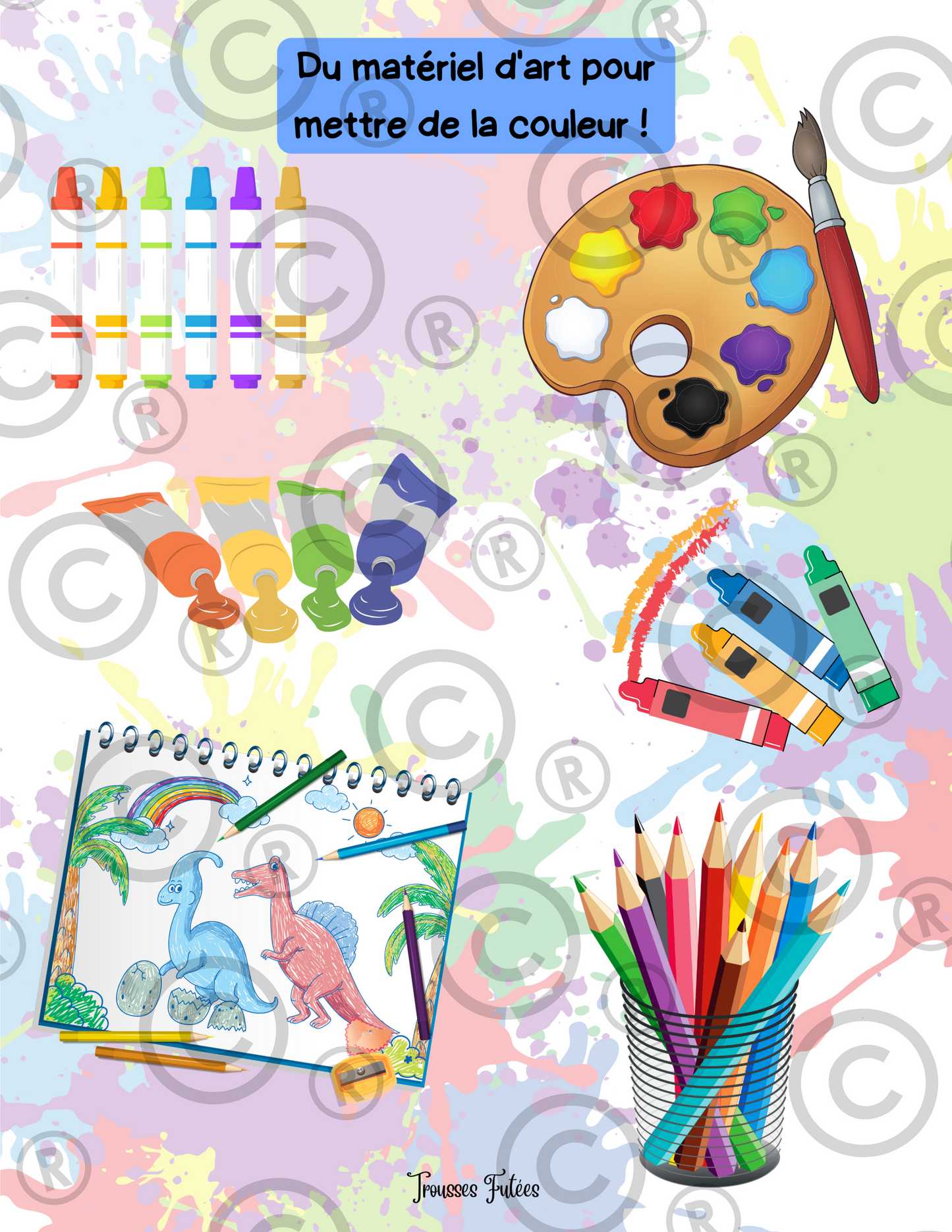 Mini trousse - Les couleurs - 25 pages