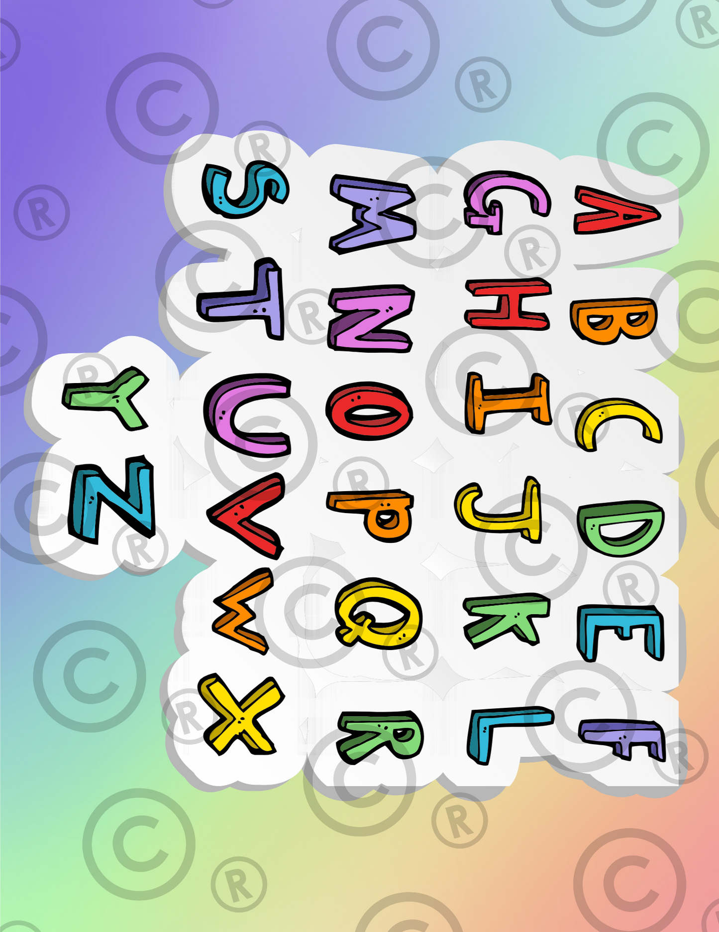 Mini trousse  L'alphabet - 52 pages