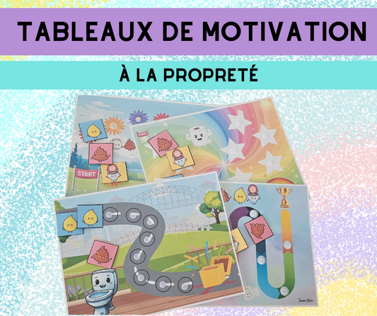 Tableaux de motivation - la propreté