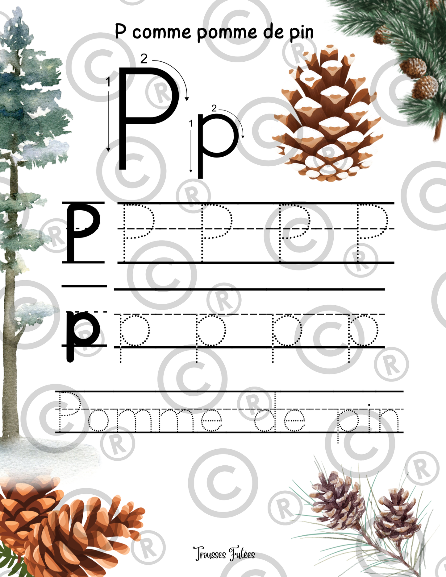 Trousse éducative La Forêt en Hiver PDF - Activités imprimables 1-6 ans