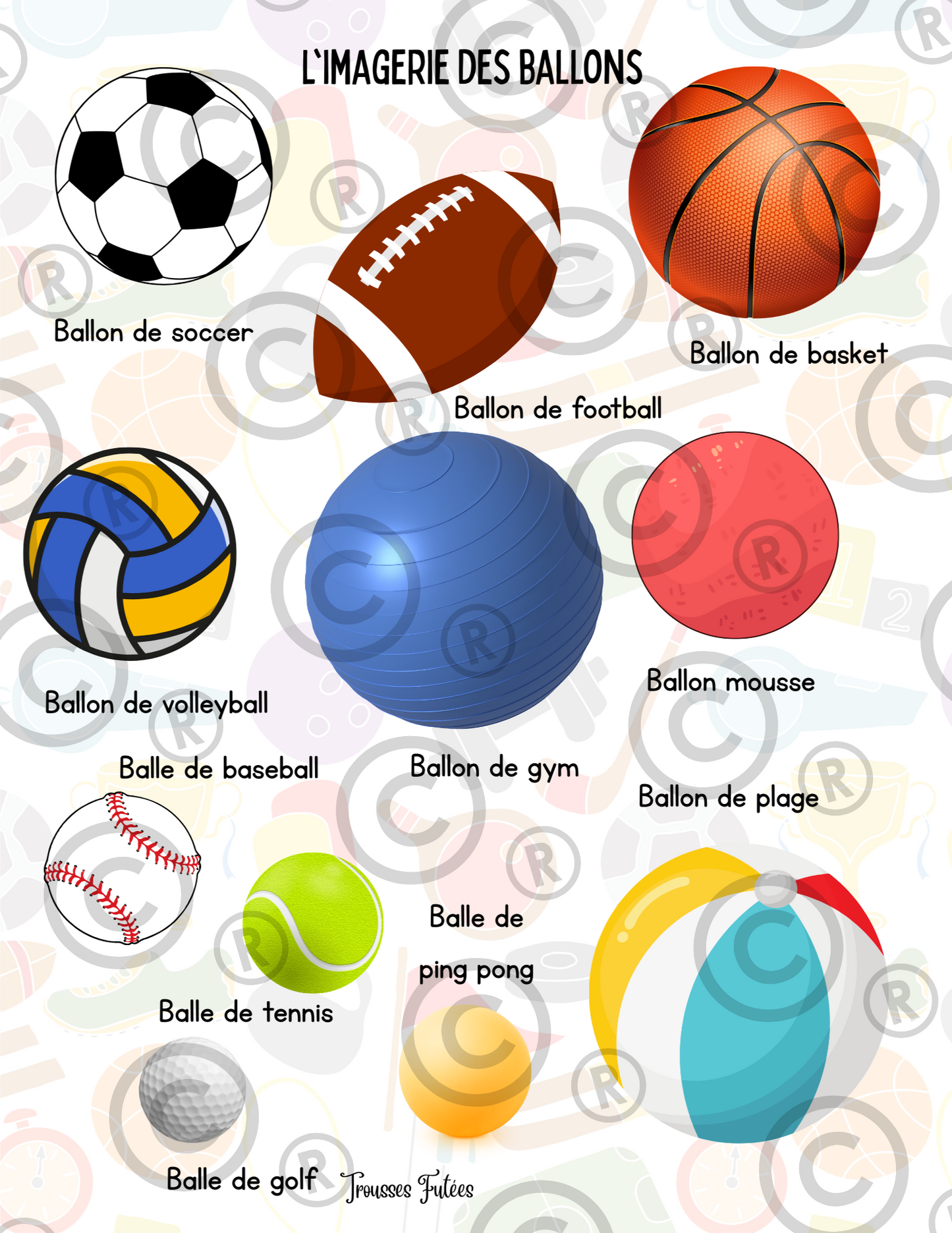 Les sports d'été - 40 pages